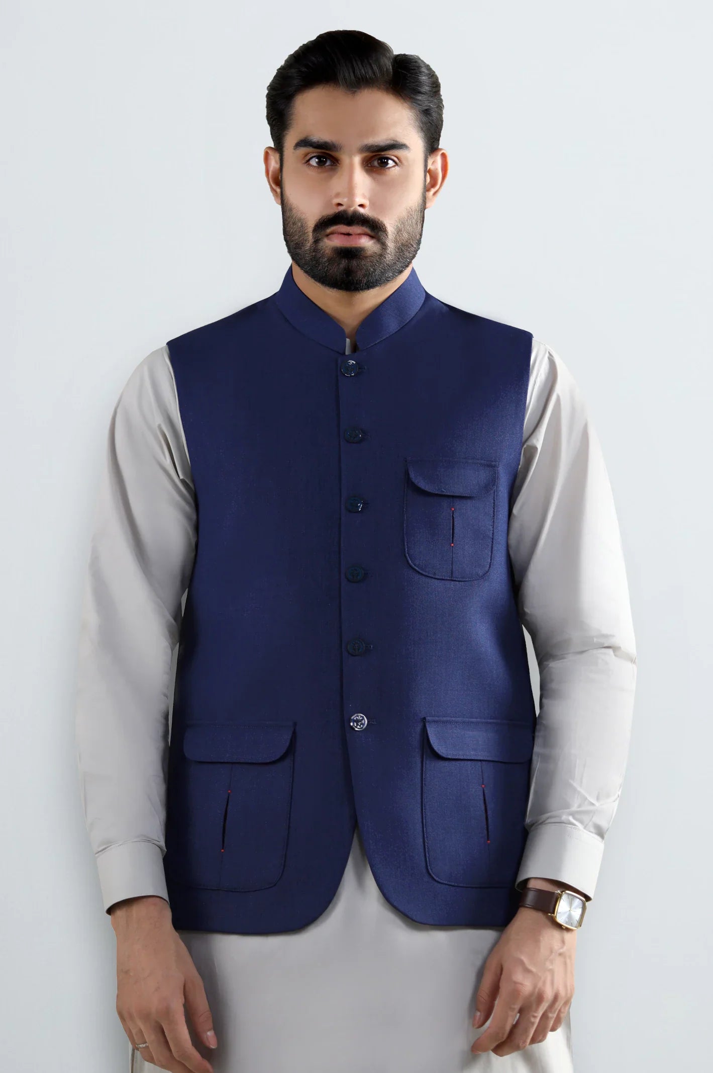 Dark Blue Waistcoat