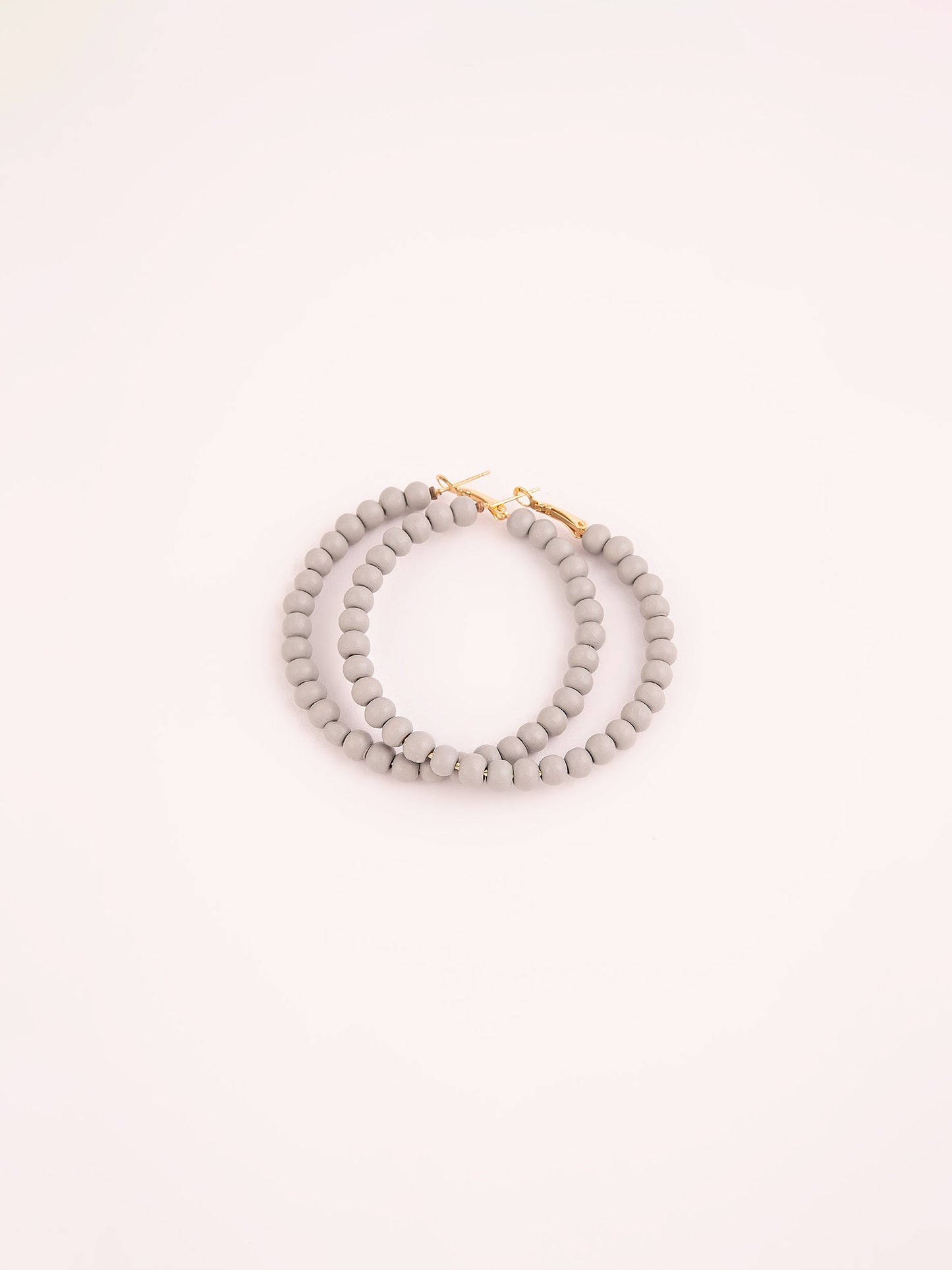 Beaded Hoop Earrings
