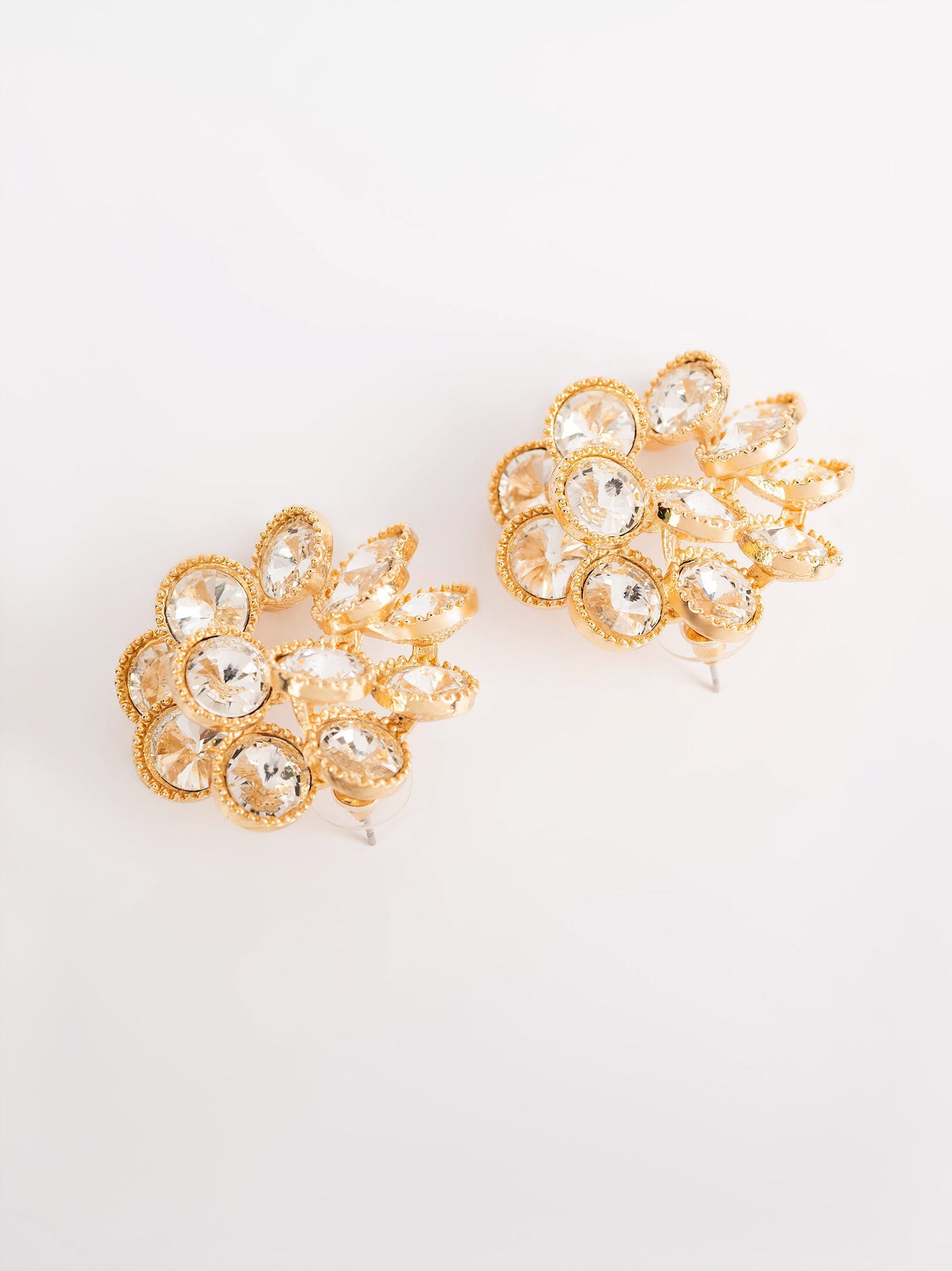Embellished Floral Earrings
