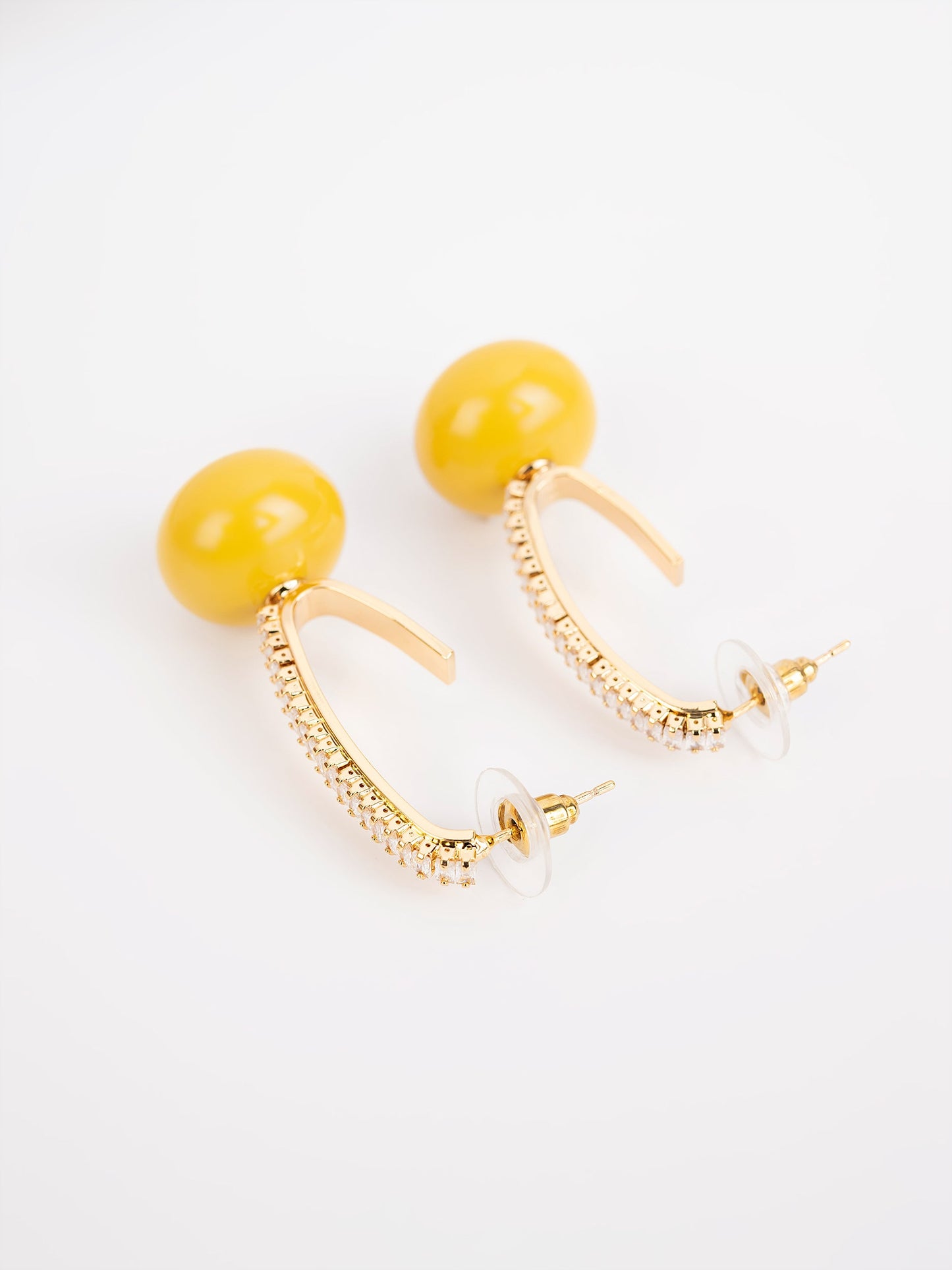 Embellished Pearl Earrings