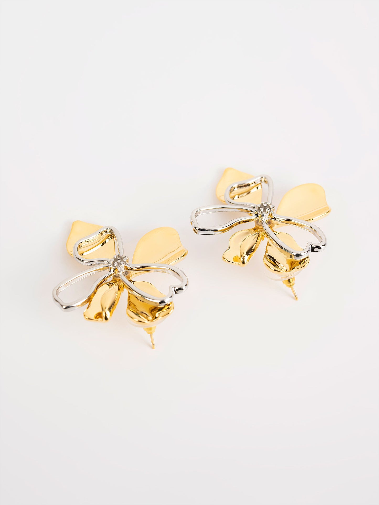 Abstract Floral Earrings