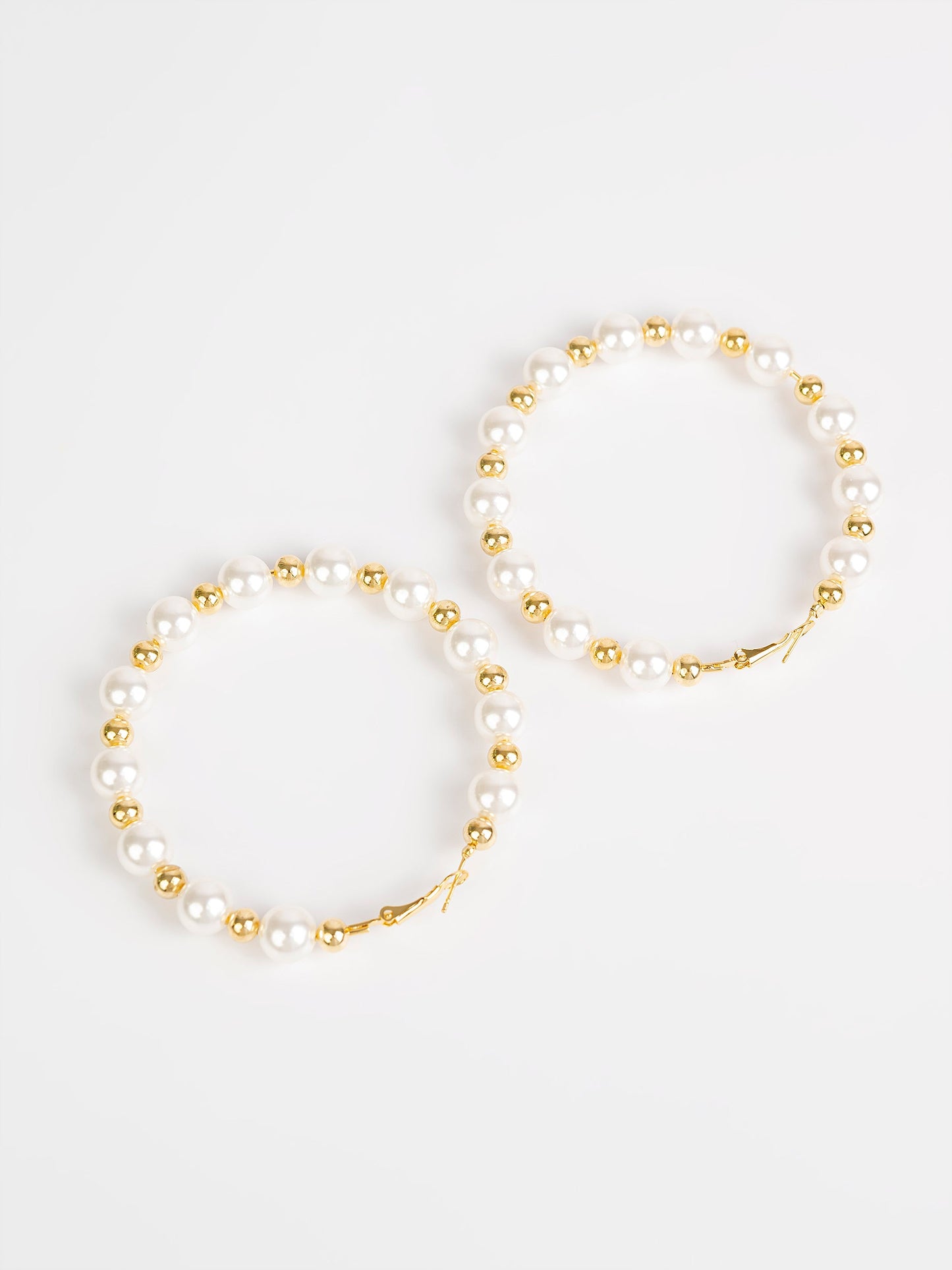 Beaded Pearl Earrings
