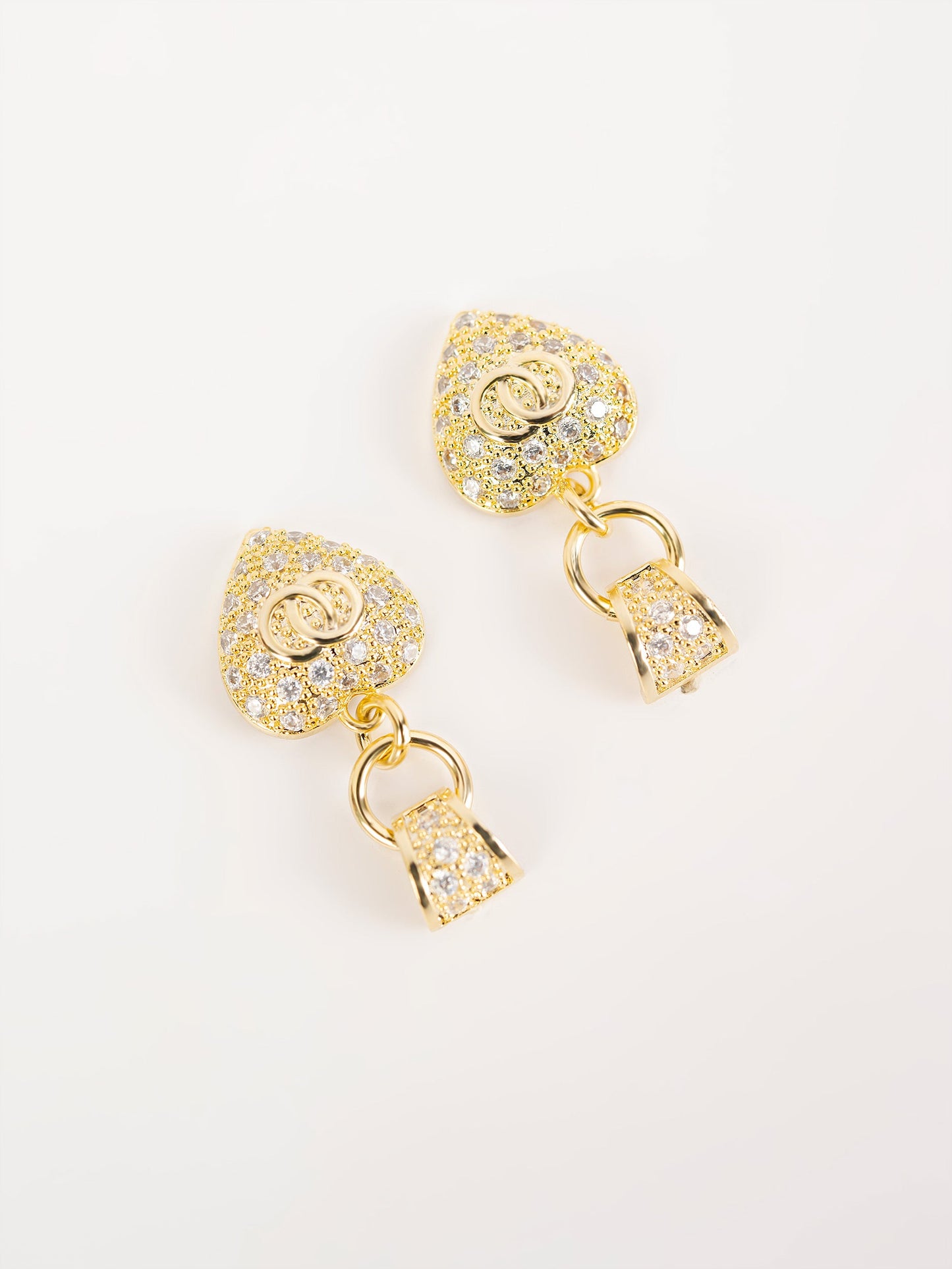 Dangling Heart Earings