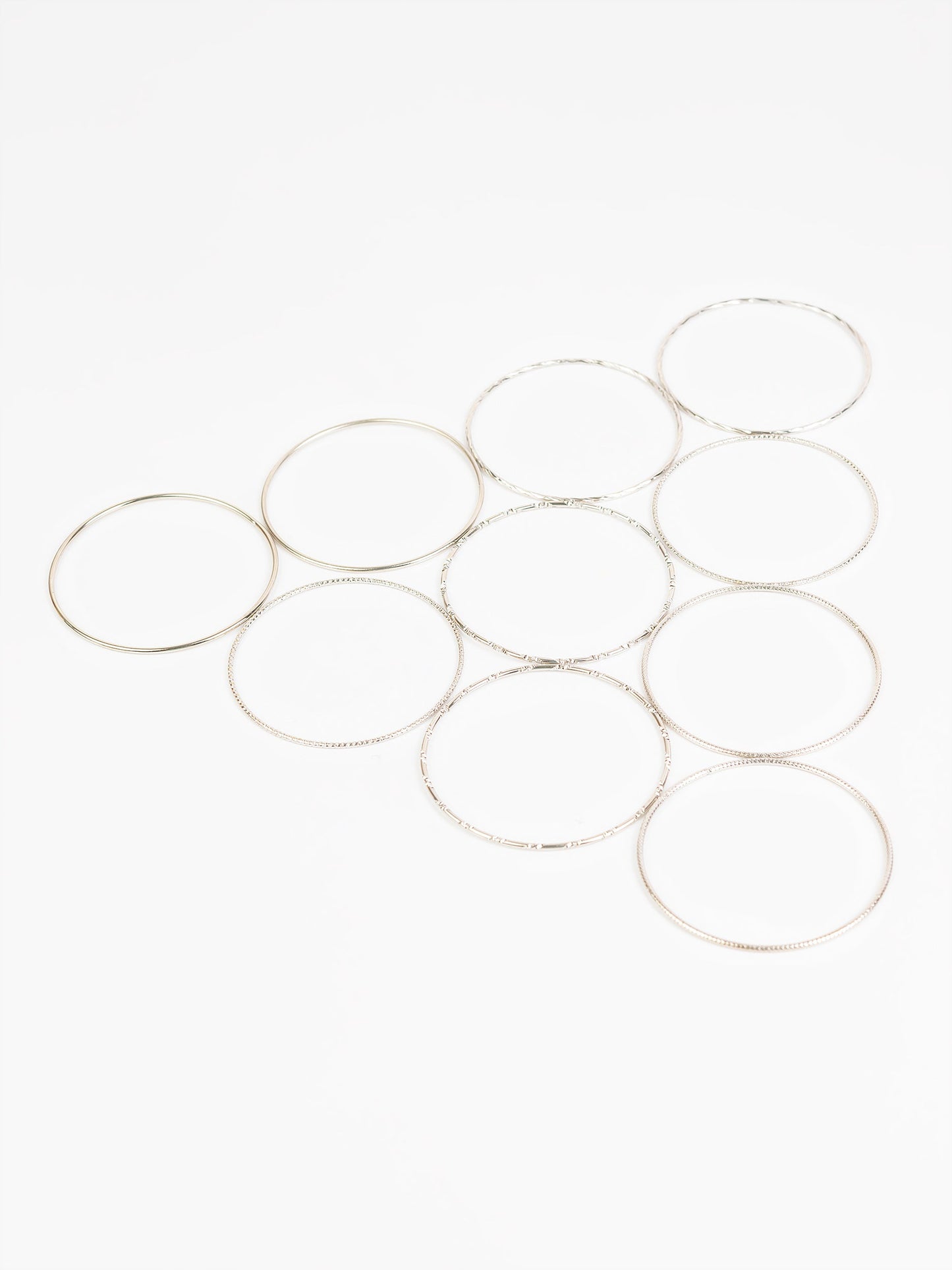 Antique Silver Bangle Set