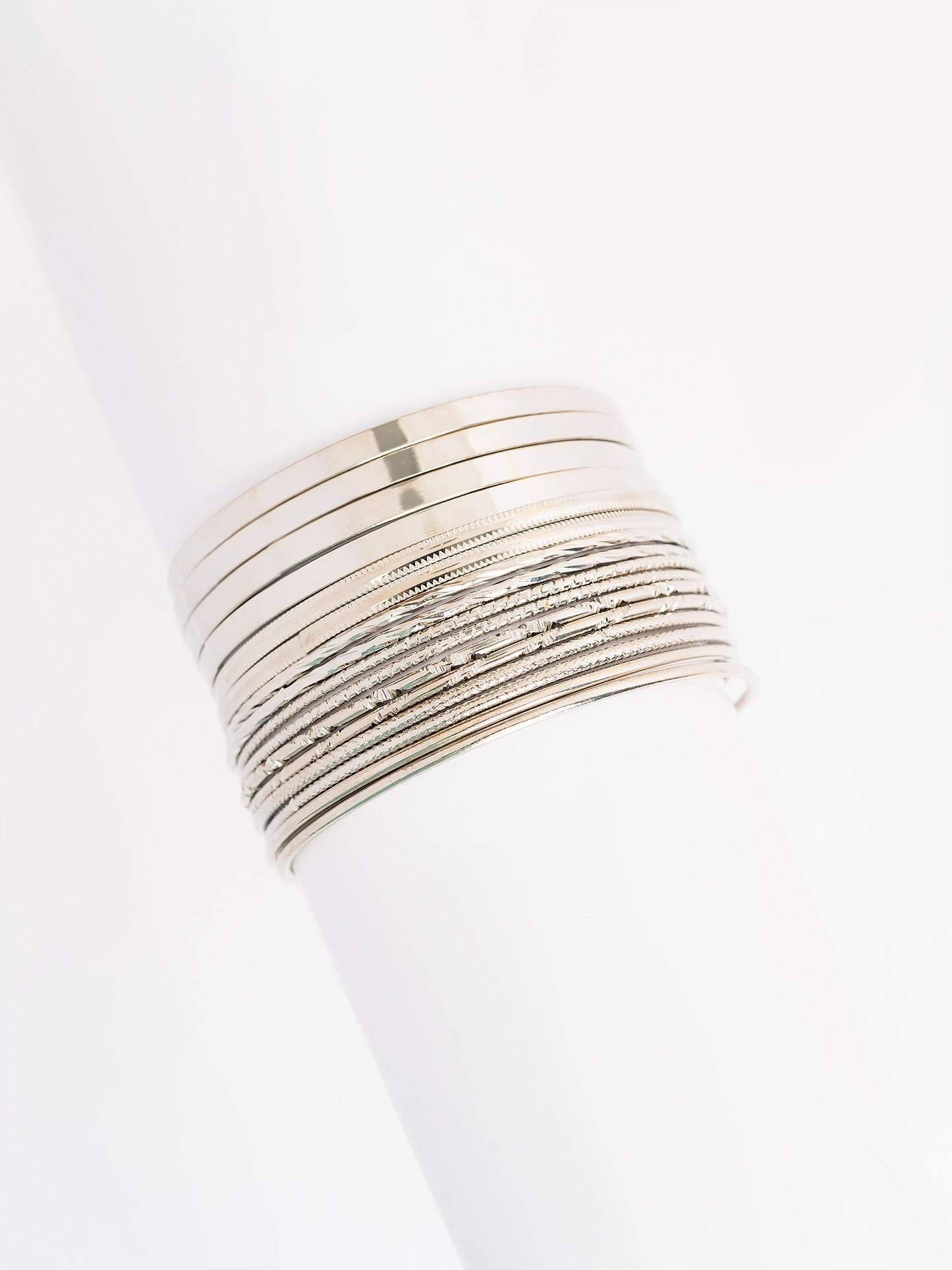 Antique Silver Bangle Set