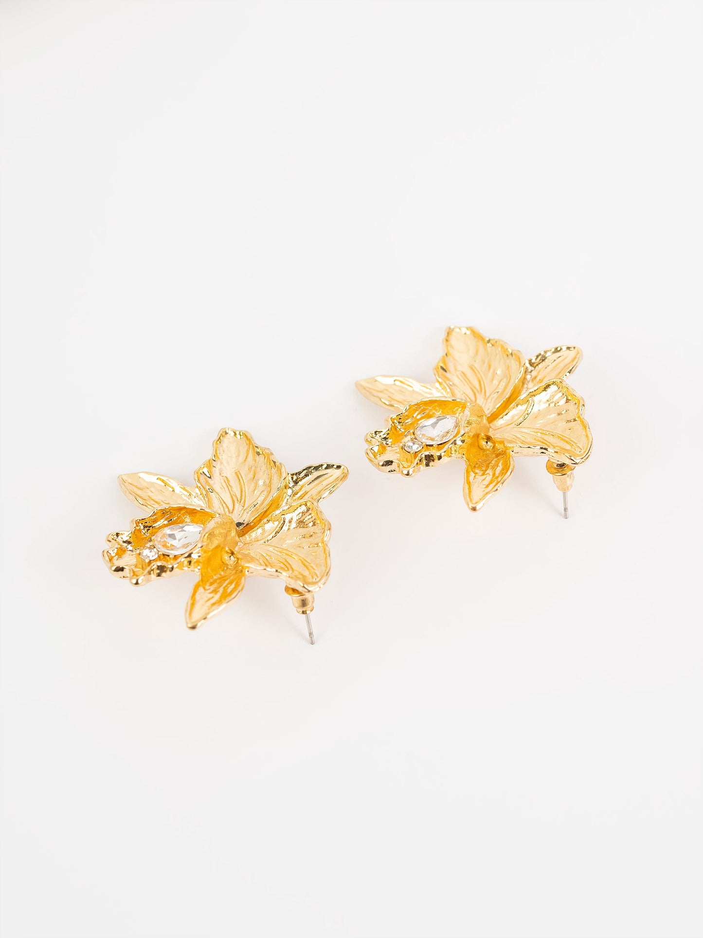 Textured Flower Earrings