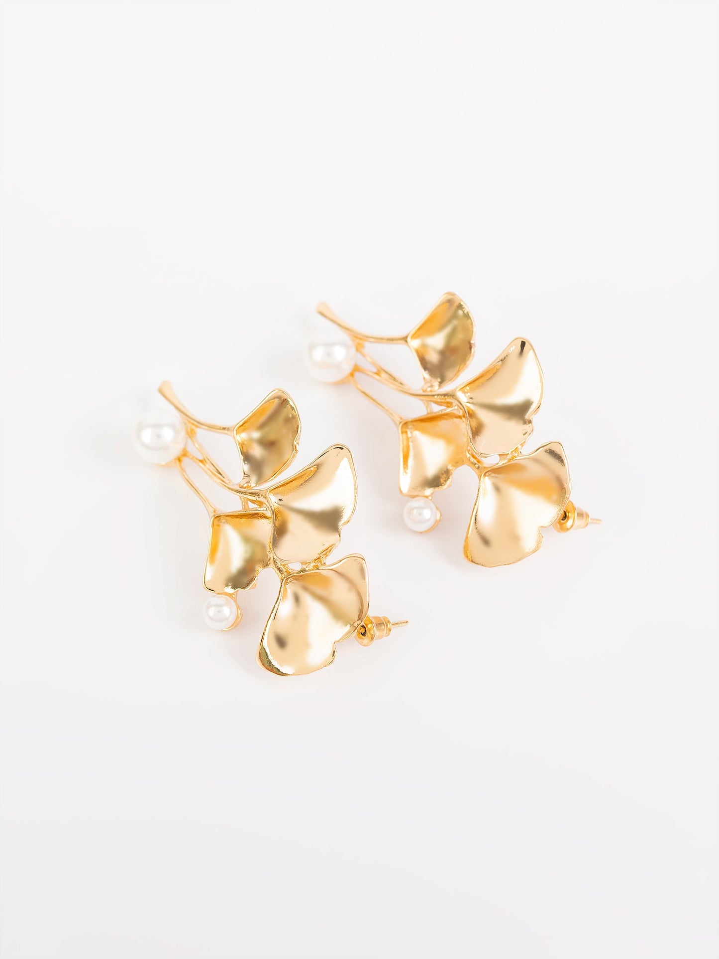 Ginko Leaf Earrings
