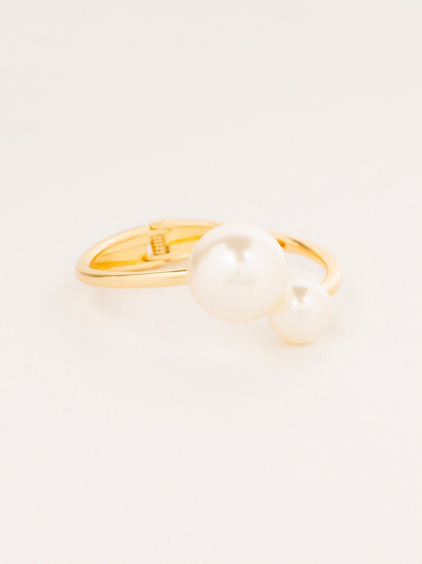 Pearl Open Bracelet