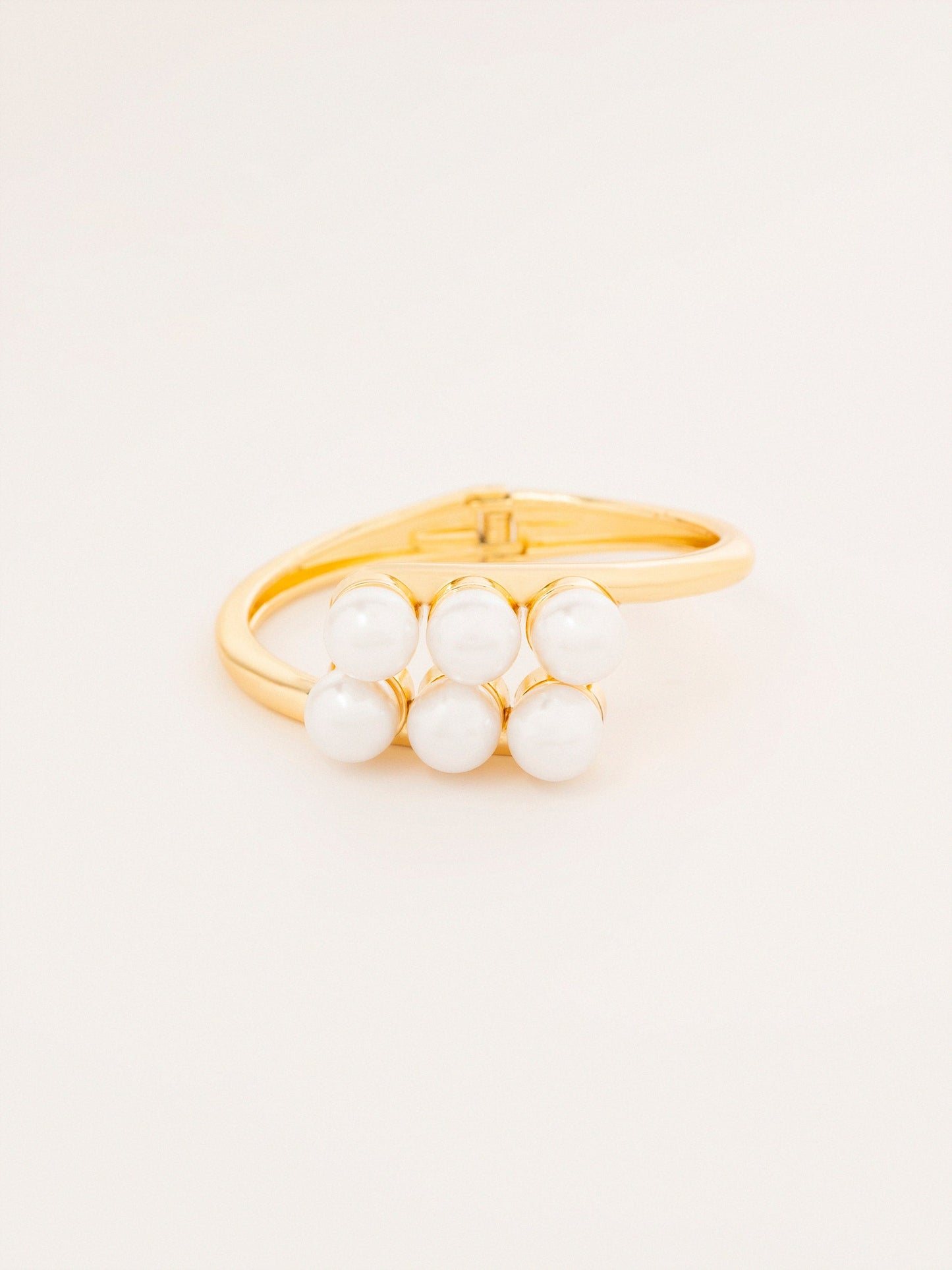 Pearl Hinged Bracelet