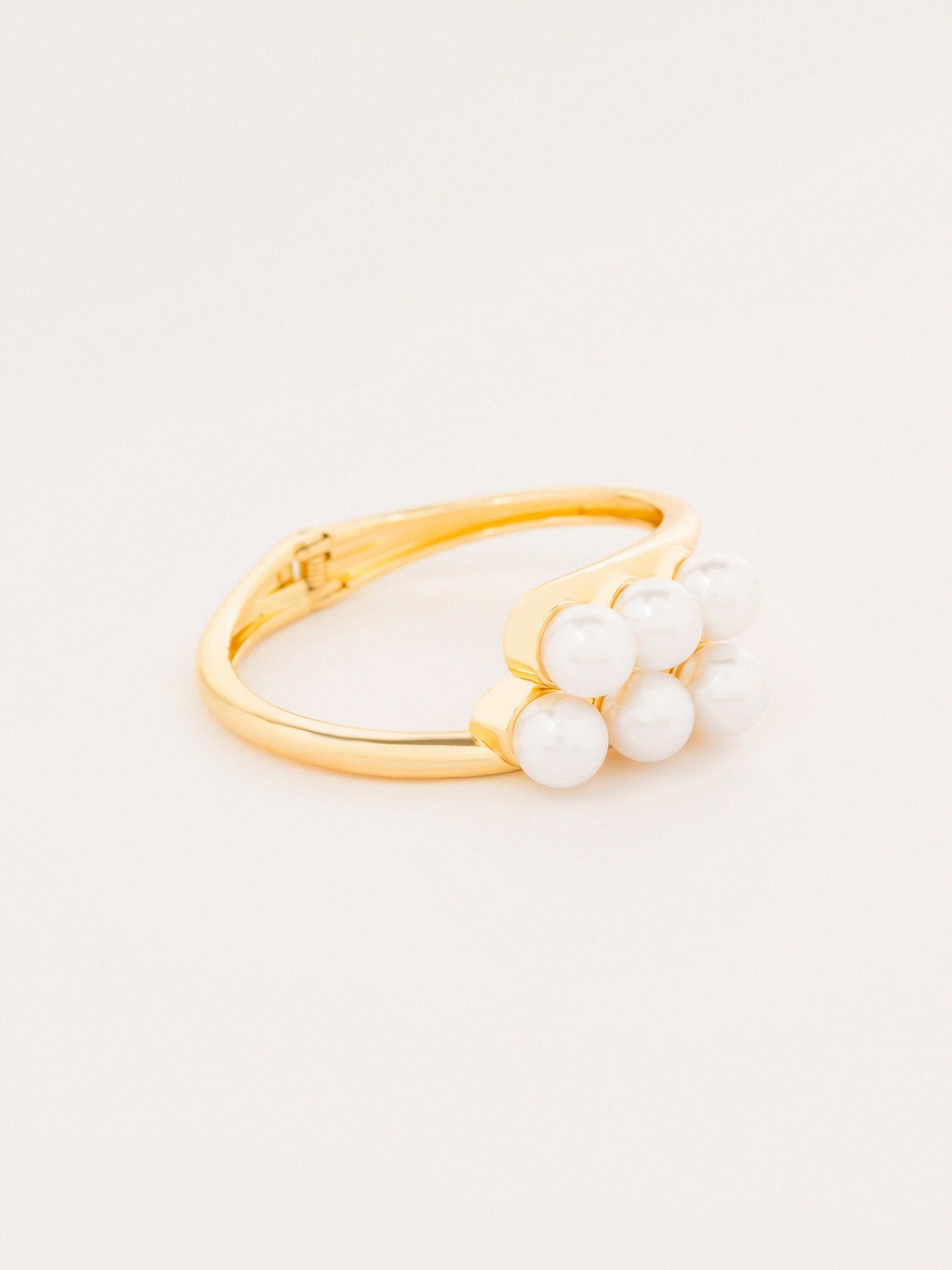 Pearl Hinged Bracelet