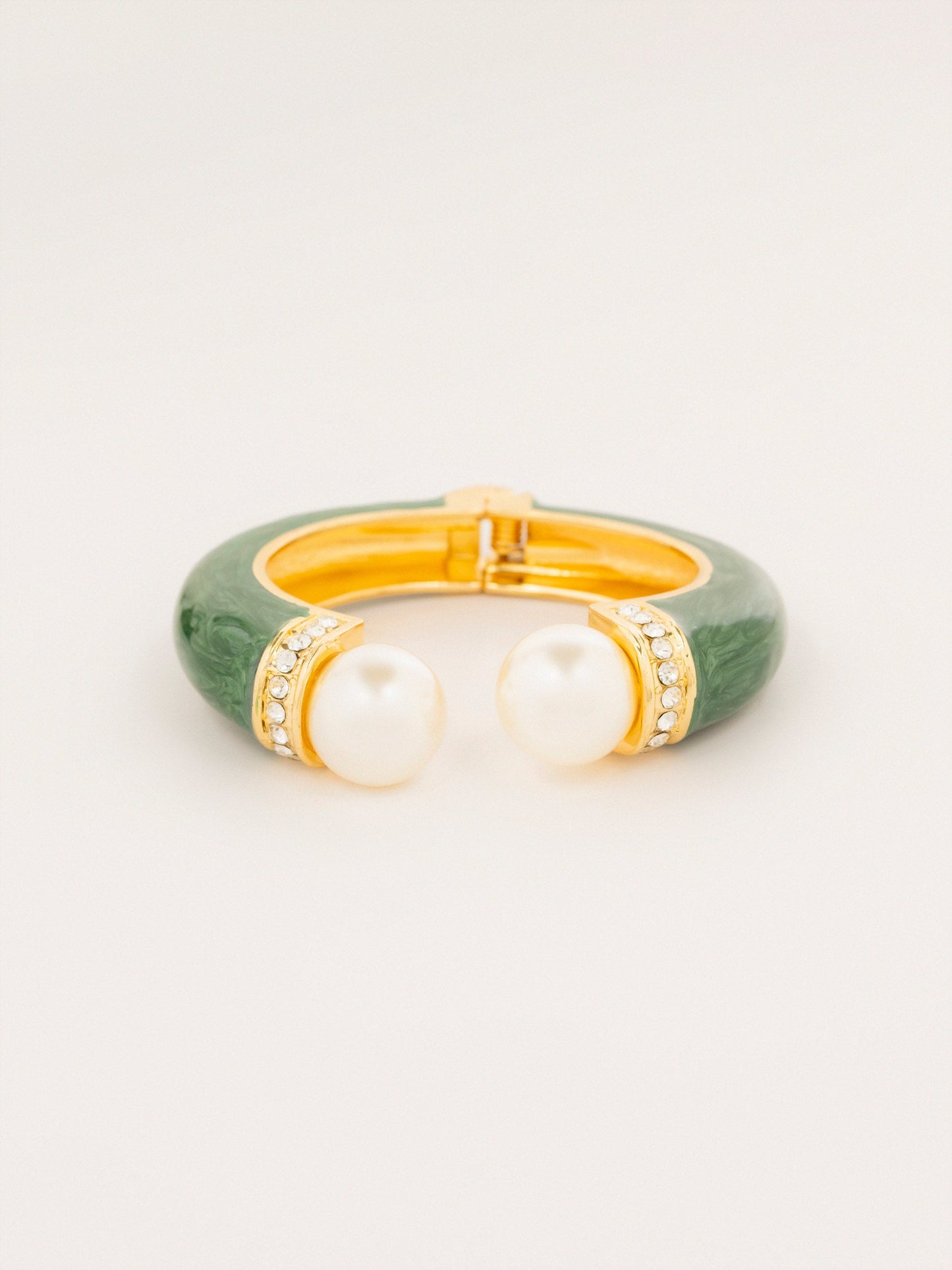 Enamel Pearl Bracelet