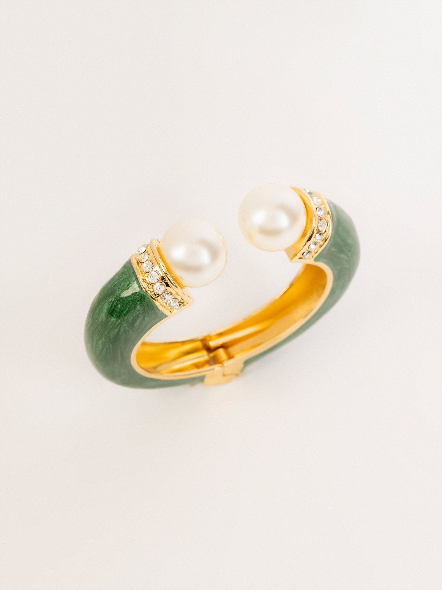 Enamel Pearl Bracelet