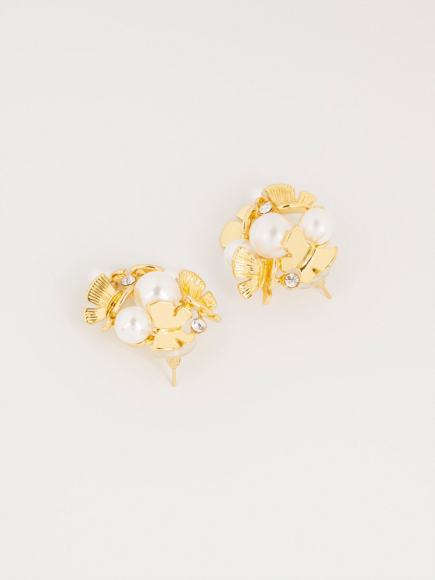 Crystal Pearl Earrings