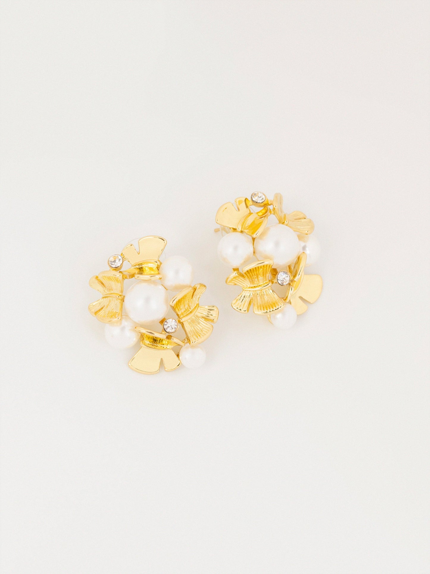 Crystal Pearl Earrings