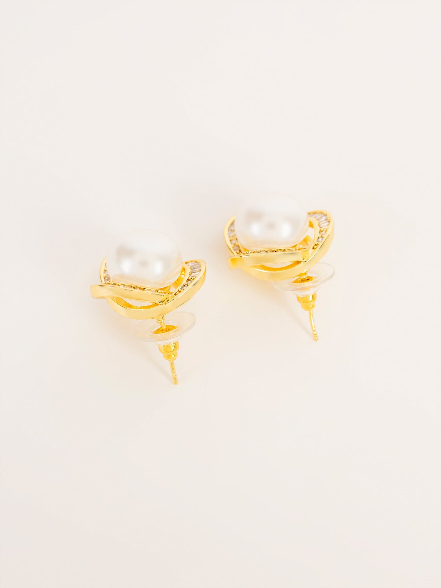 Rhinestone Stud Earrings