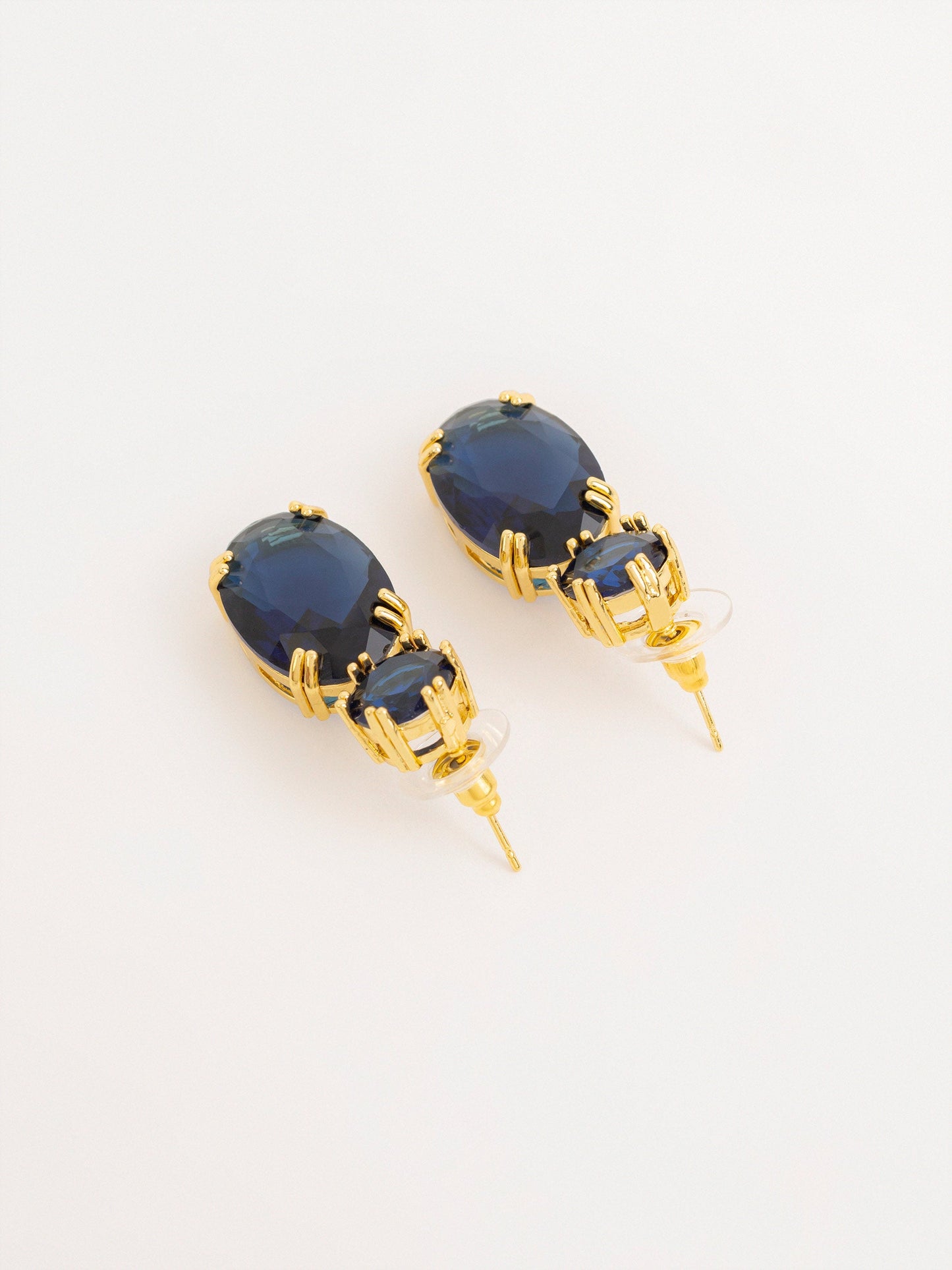 Oval Drop Earrings