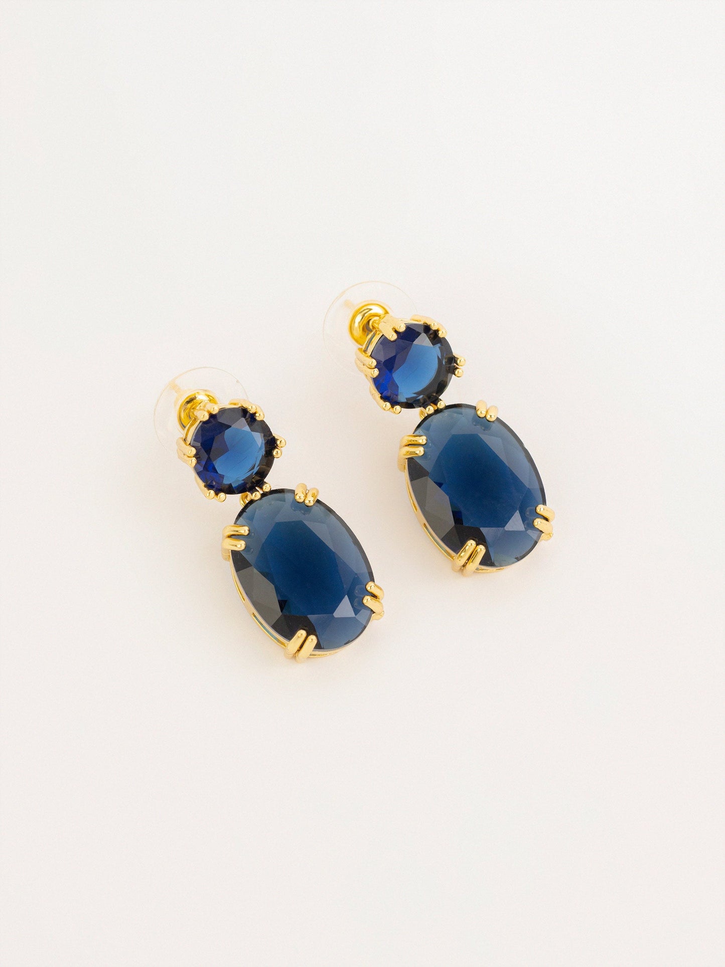 Oval Drop Earrings