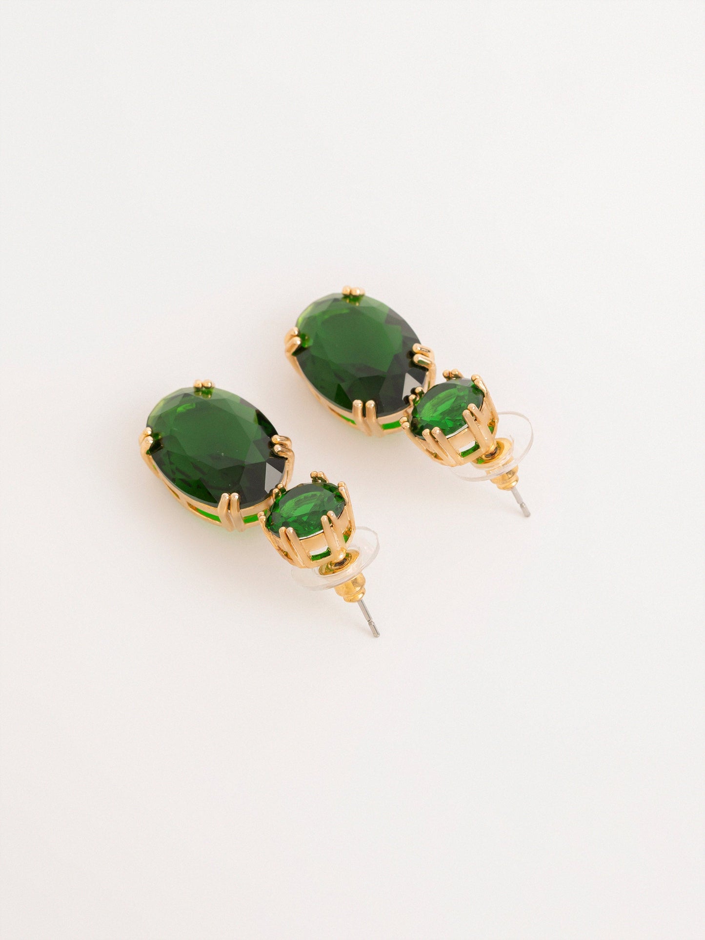 Oval Drop Earrings