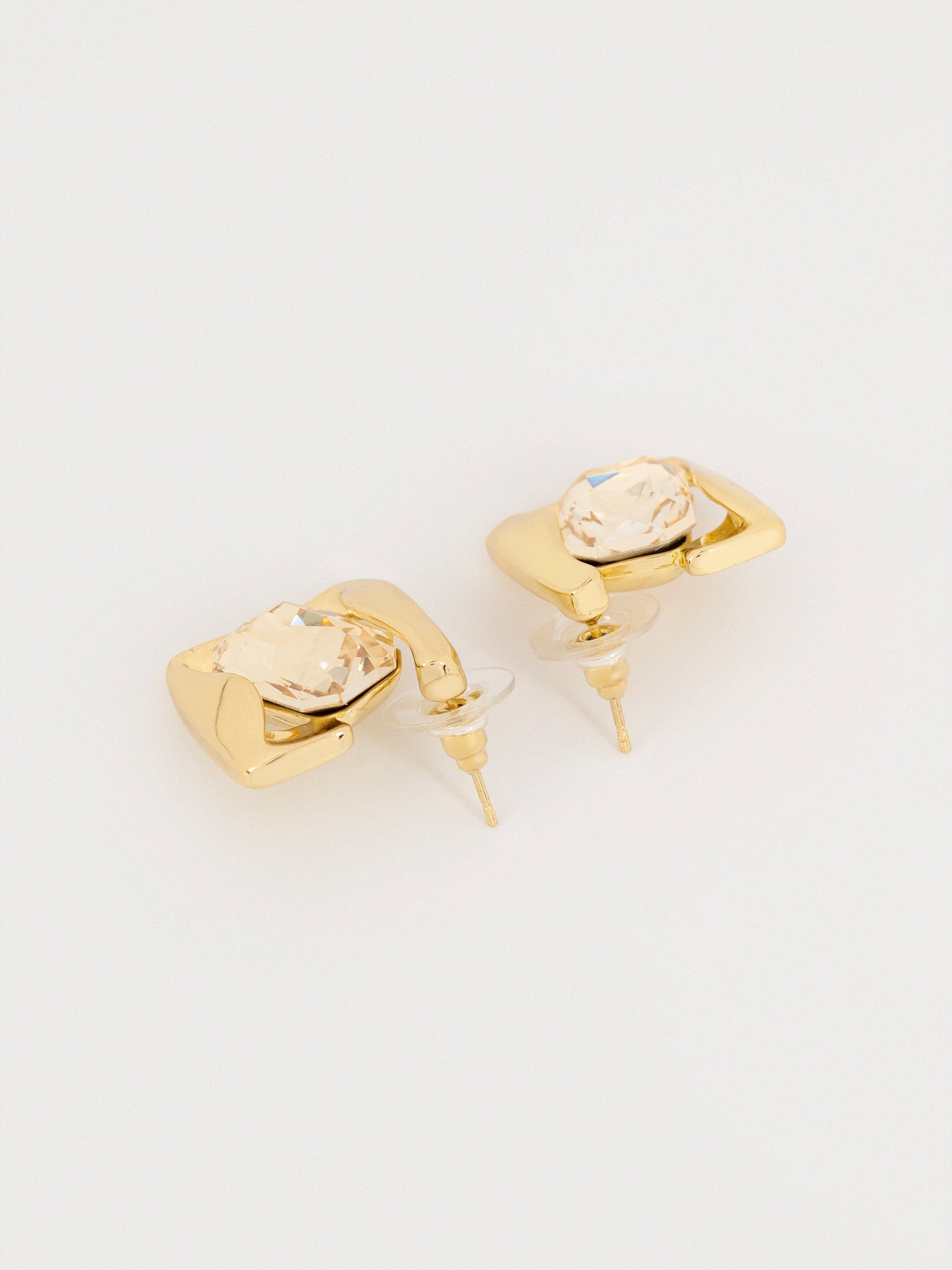 Stone Stud Earrings