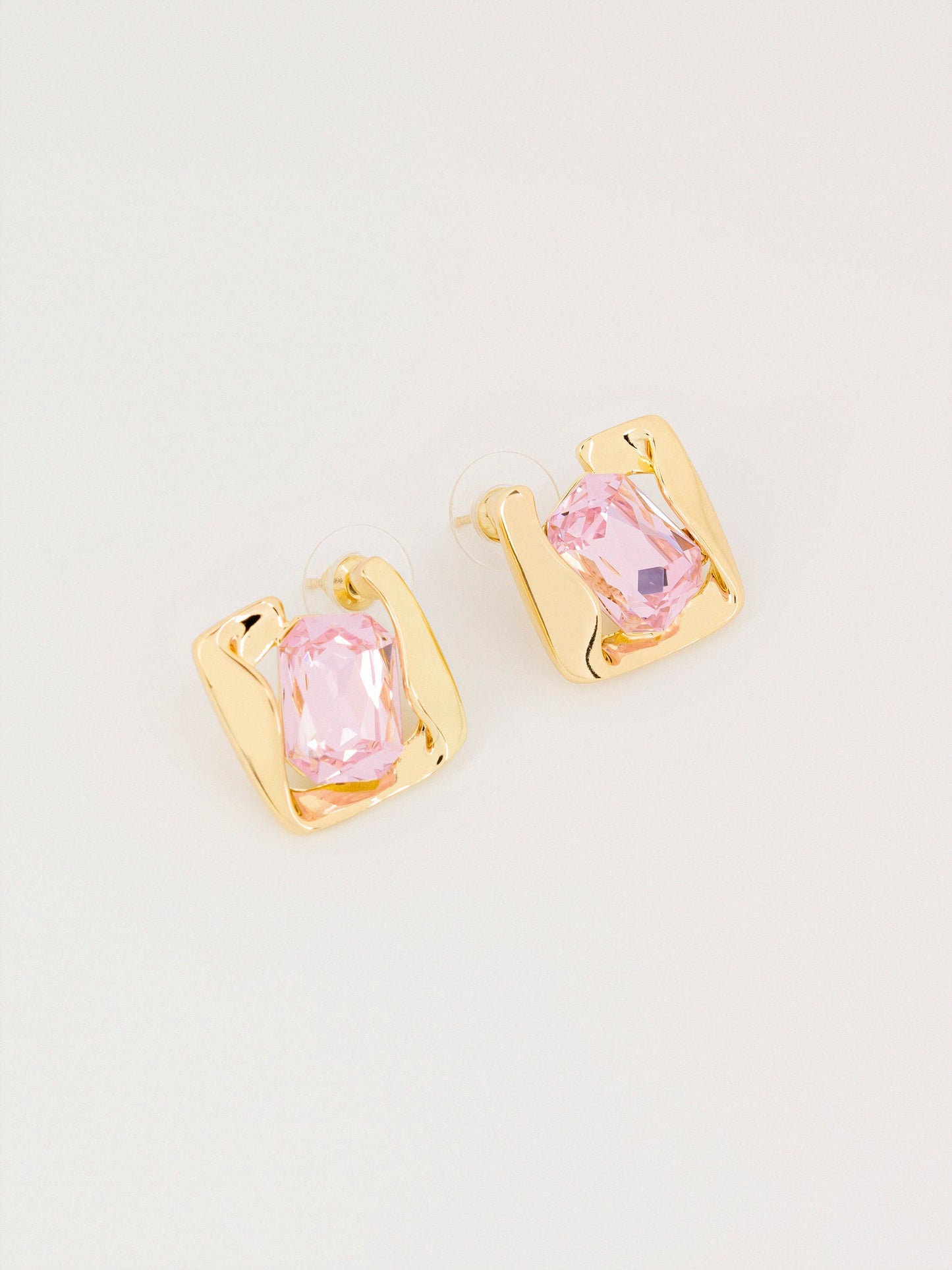 Stone Stud Earrings