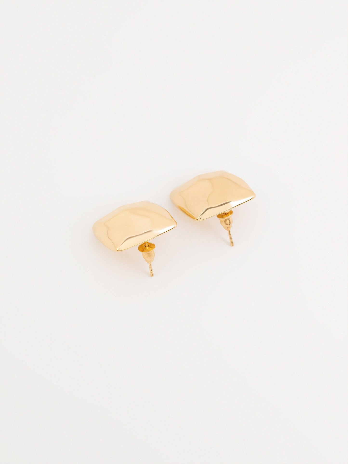 Hammered Stud Earrings