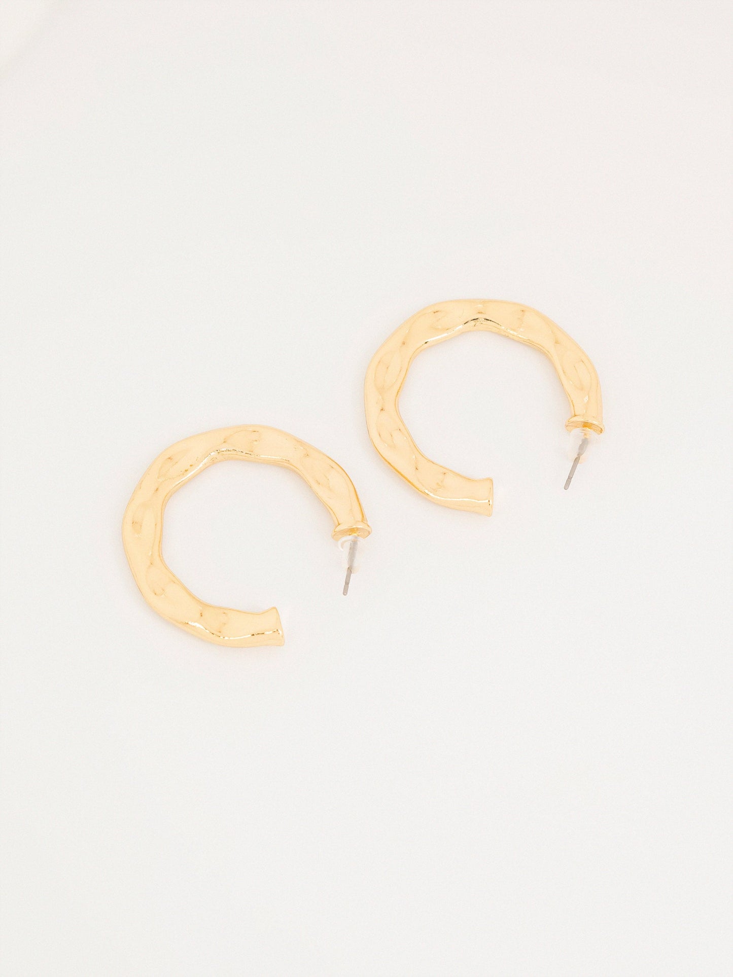 Textured Hoop Earrings