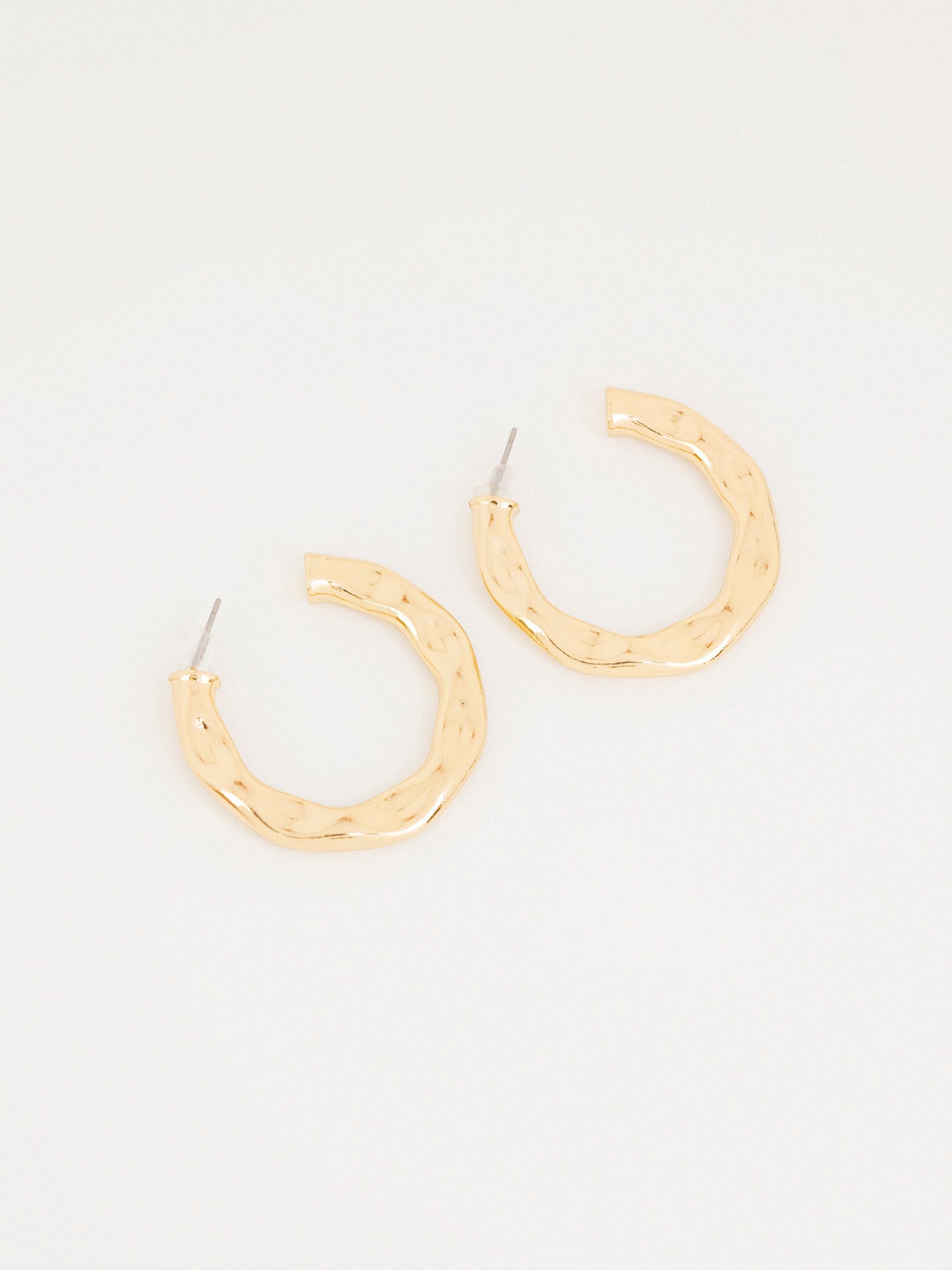 Textured Hoop Earrings