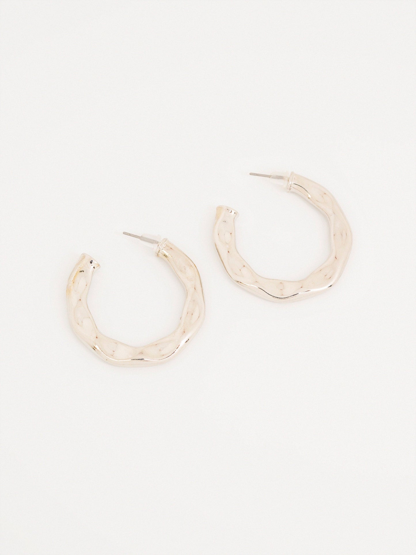 Textured Hoop Earrings