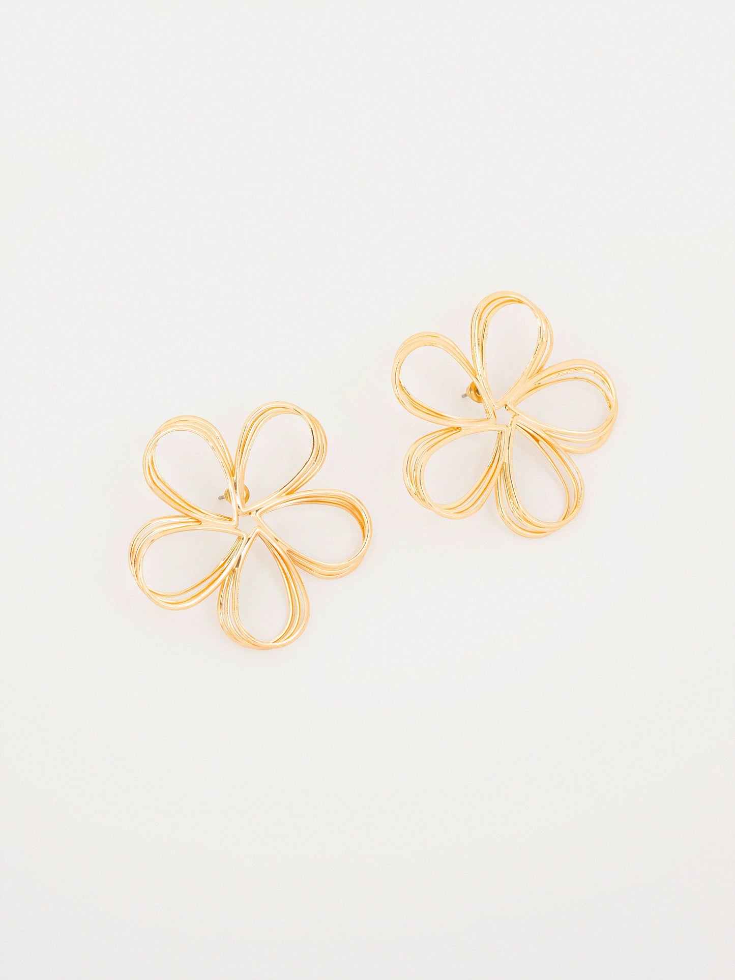 Flower Loop Earrings