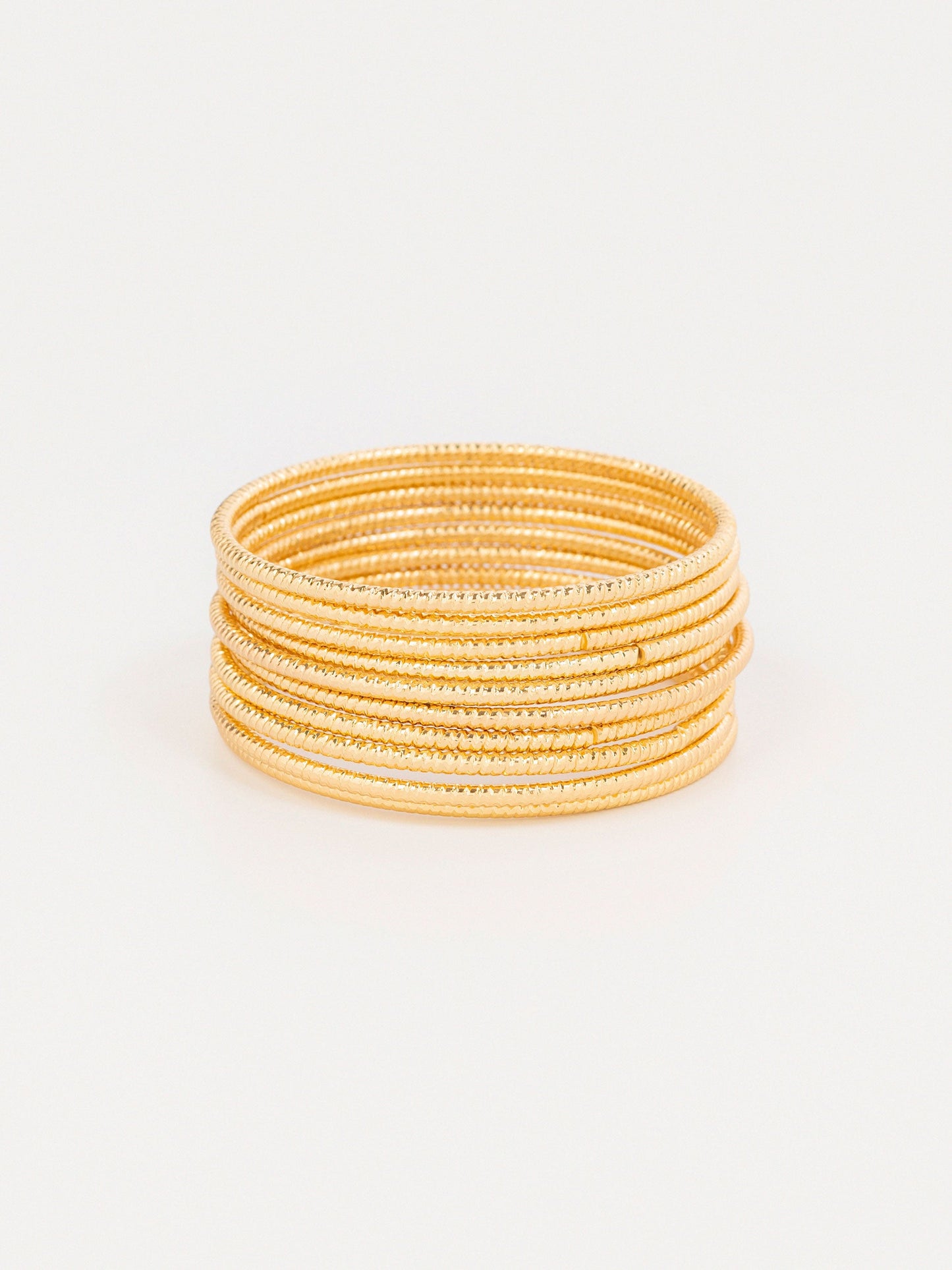 Textured Bangle Set