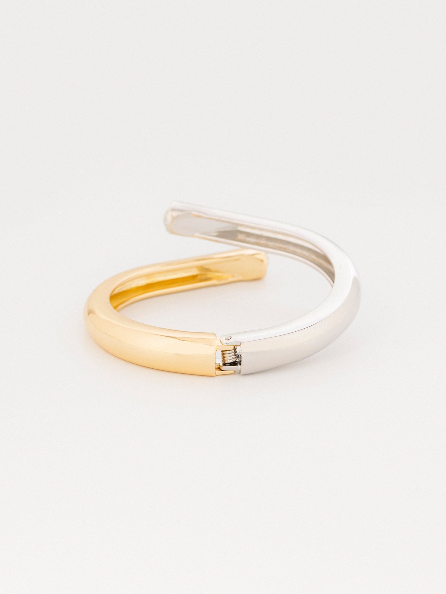 Two-tone Open Bracelet
