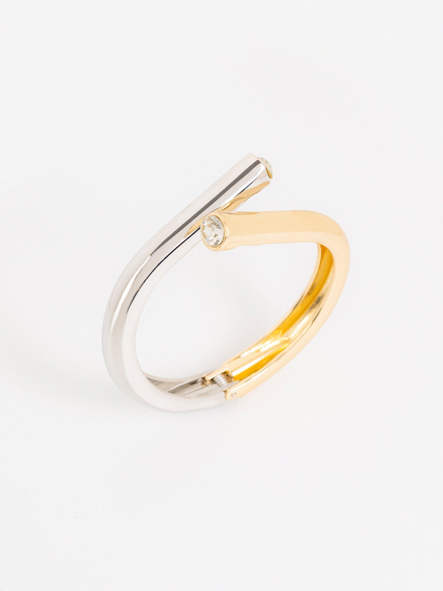 Two-tone Open Bracelet