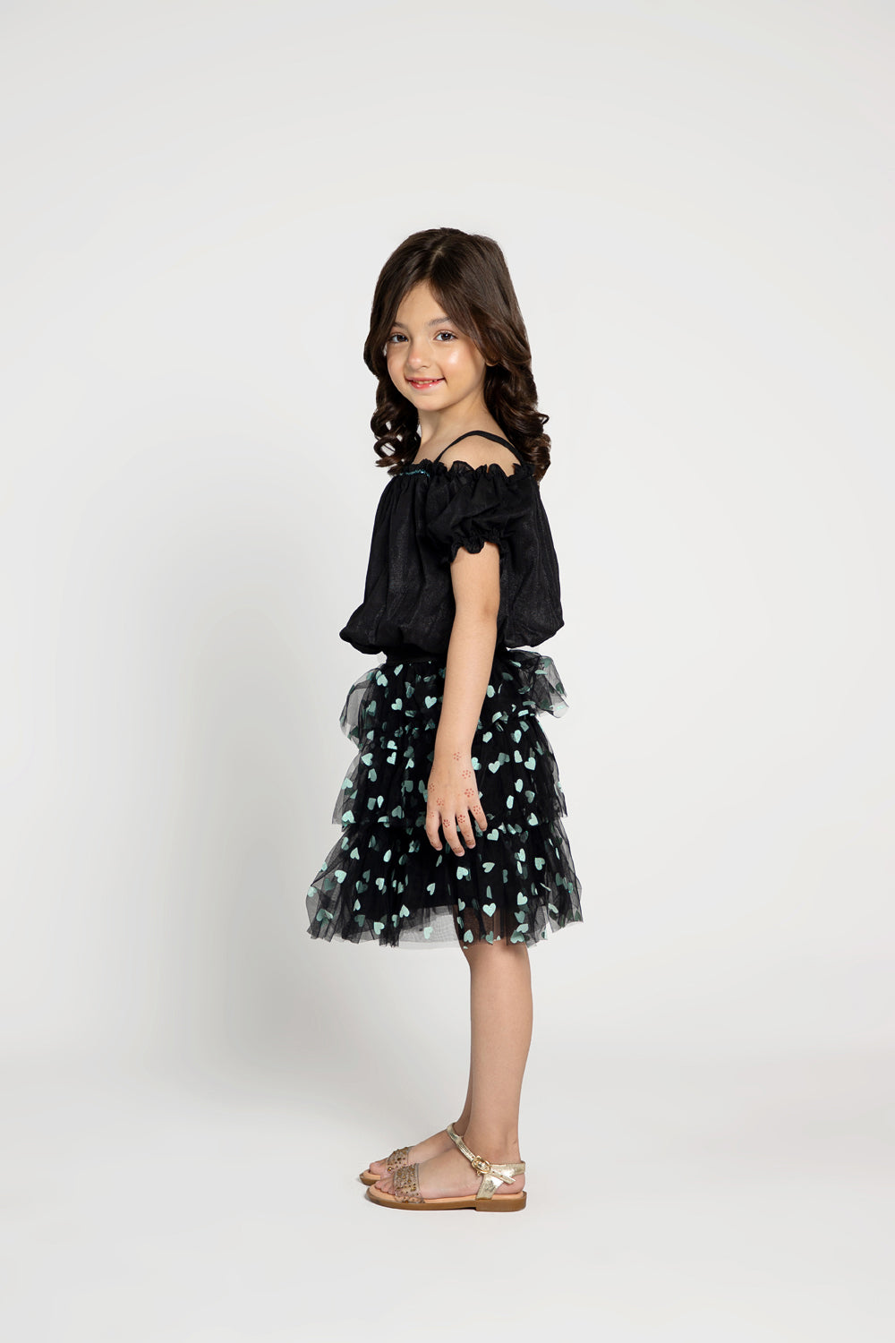 Embellished Top & Skirt (MMB-S49)
