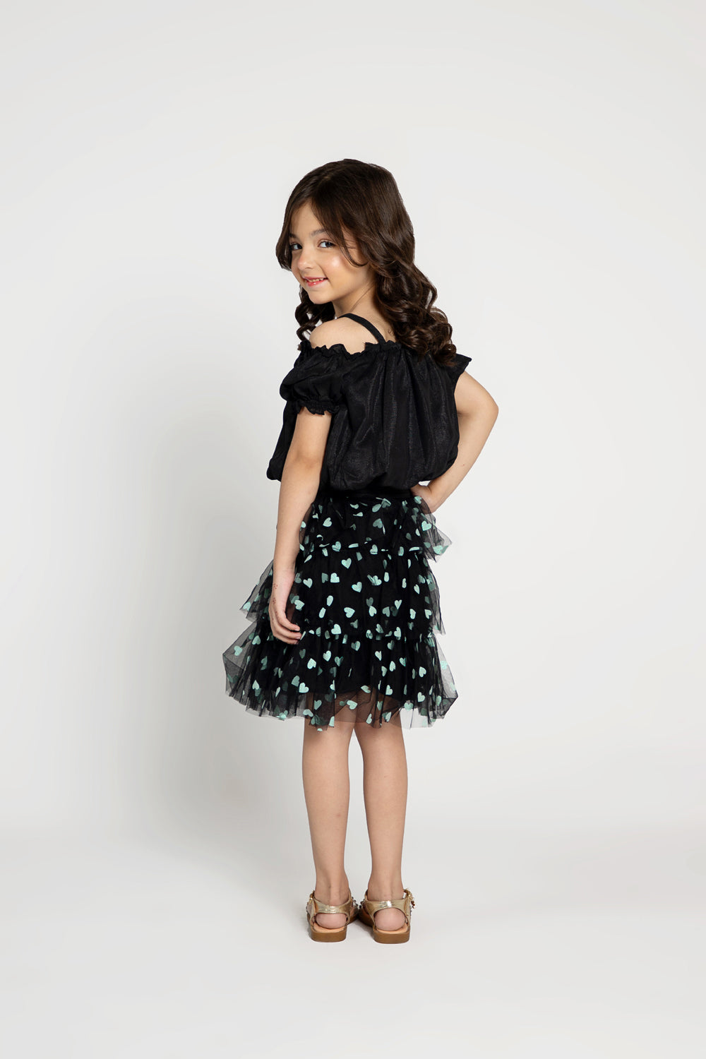 Embellished Top & Skirt (MMB-S49)