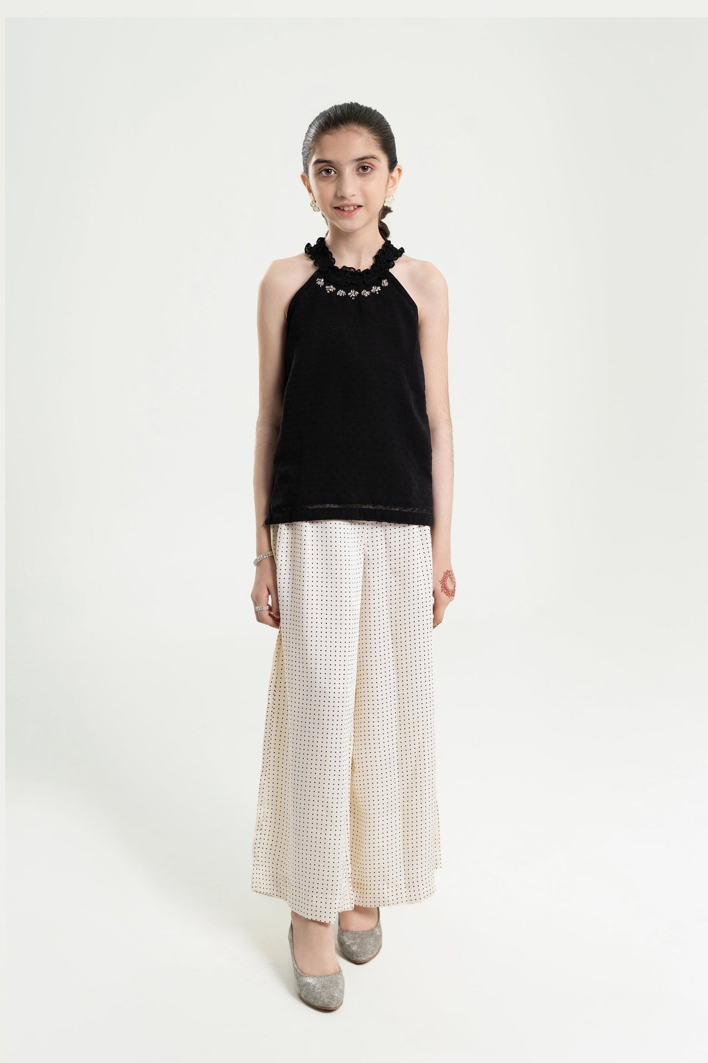Embellished Top & Capri Pants (MMB-C53)