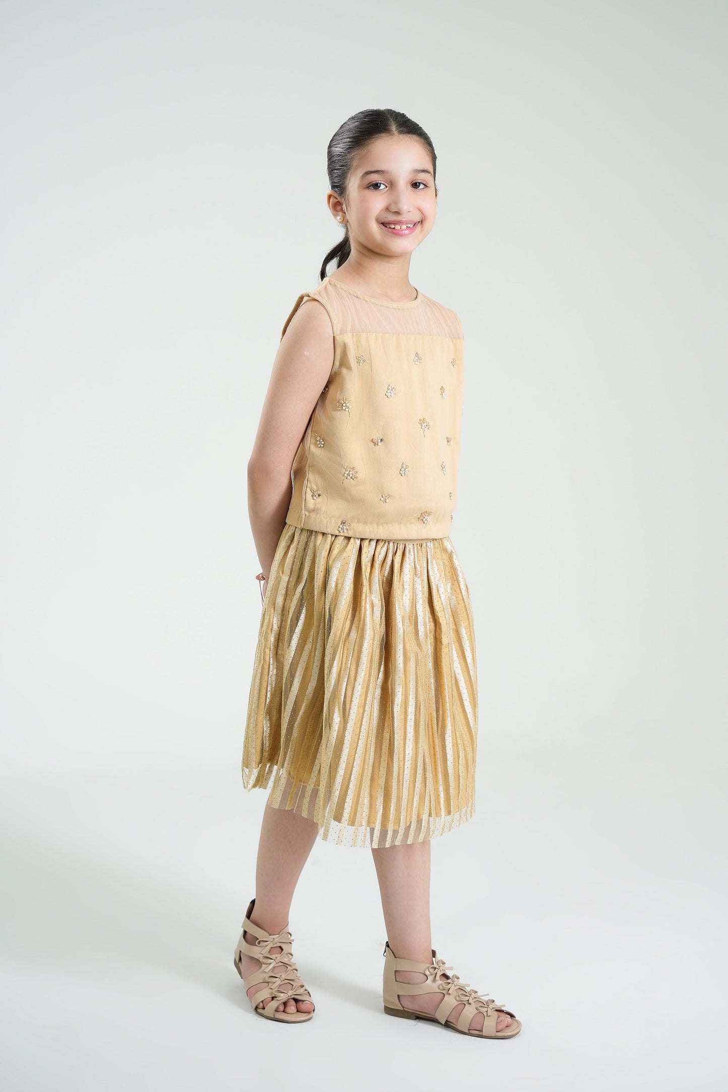 Embellished Top & Skirt (MMB-S59)