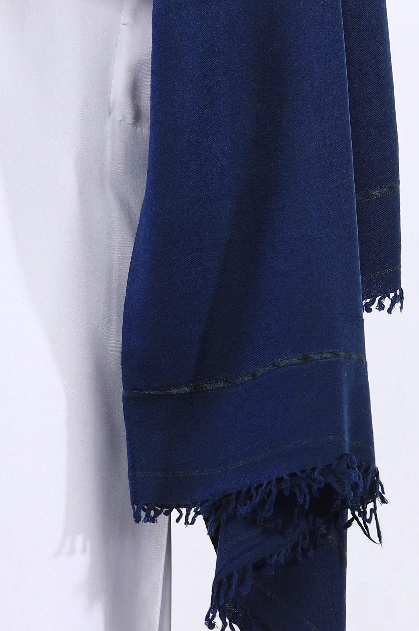 Blue Men's Shawl