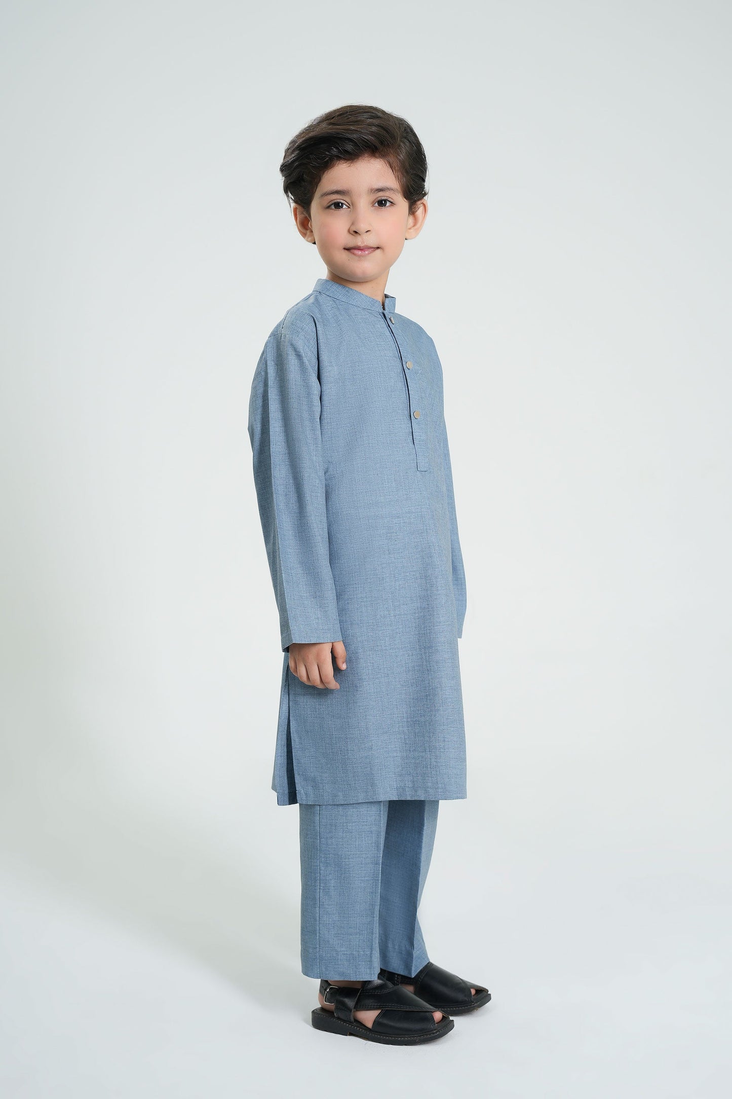 Kurta With Embroidery & Trousers (MSFBSK-871)