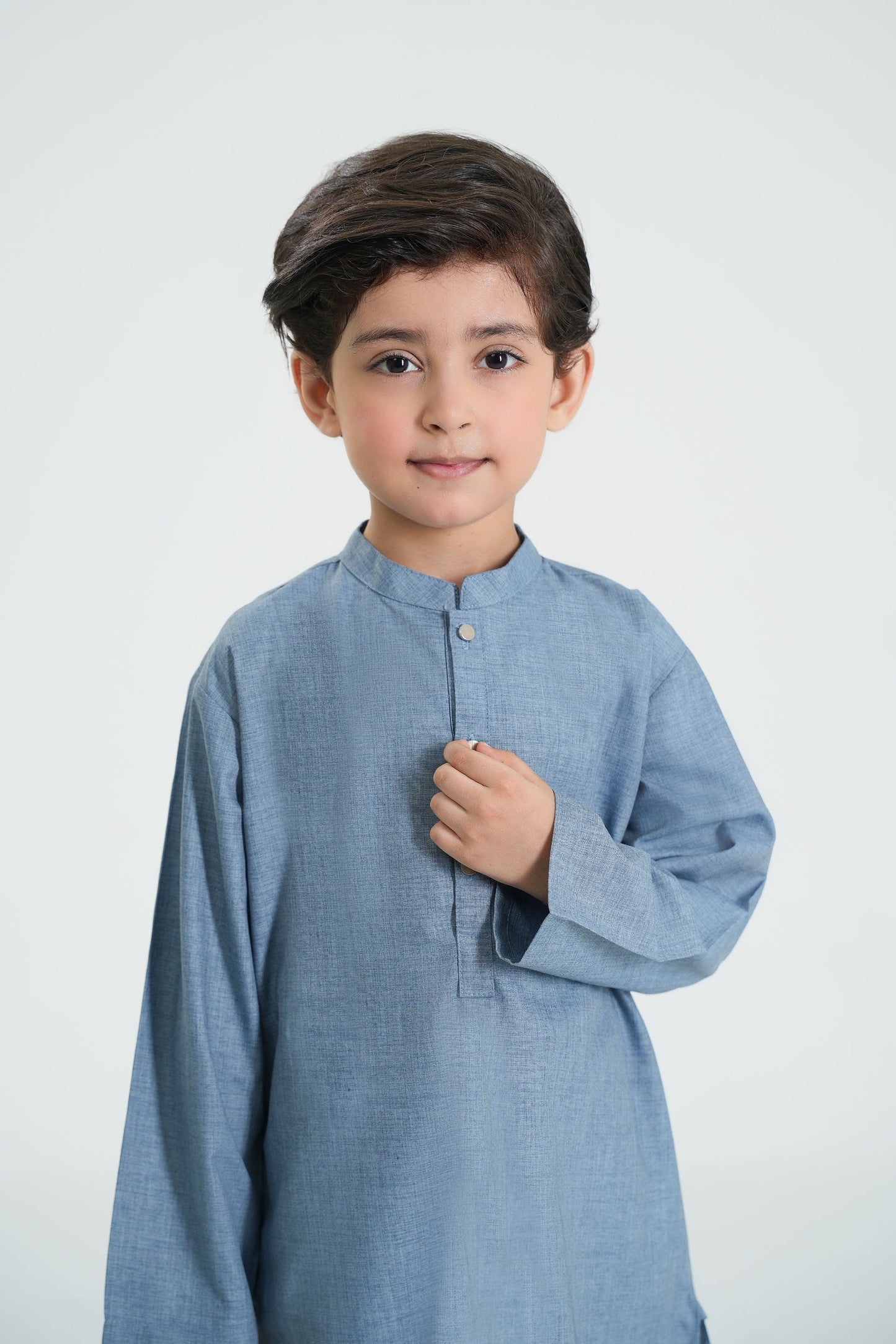 Kurta With Embroidery & Trousers (MSFBSK-871)