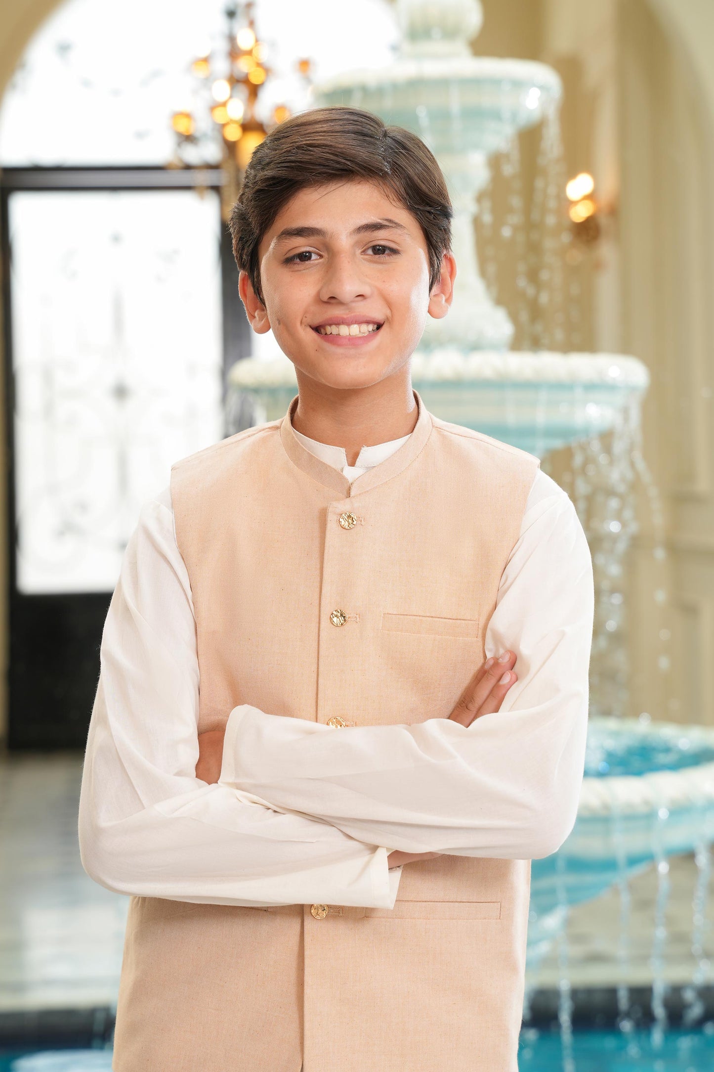 Kurta With Waistcoat & Trousers (MSFBSKW-05)