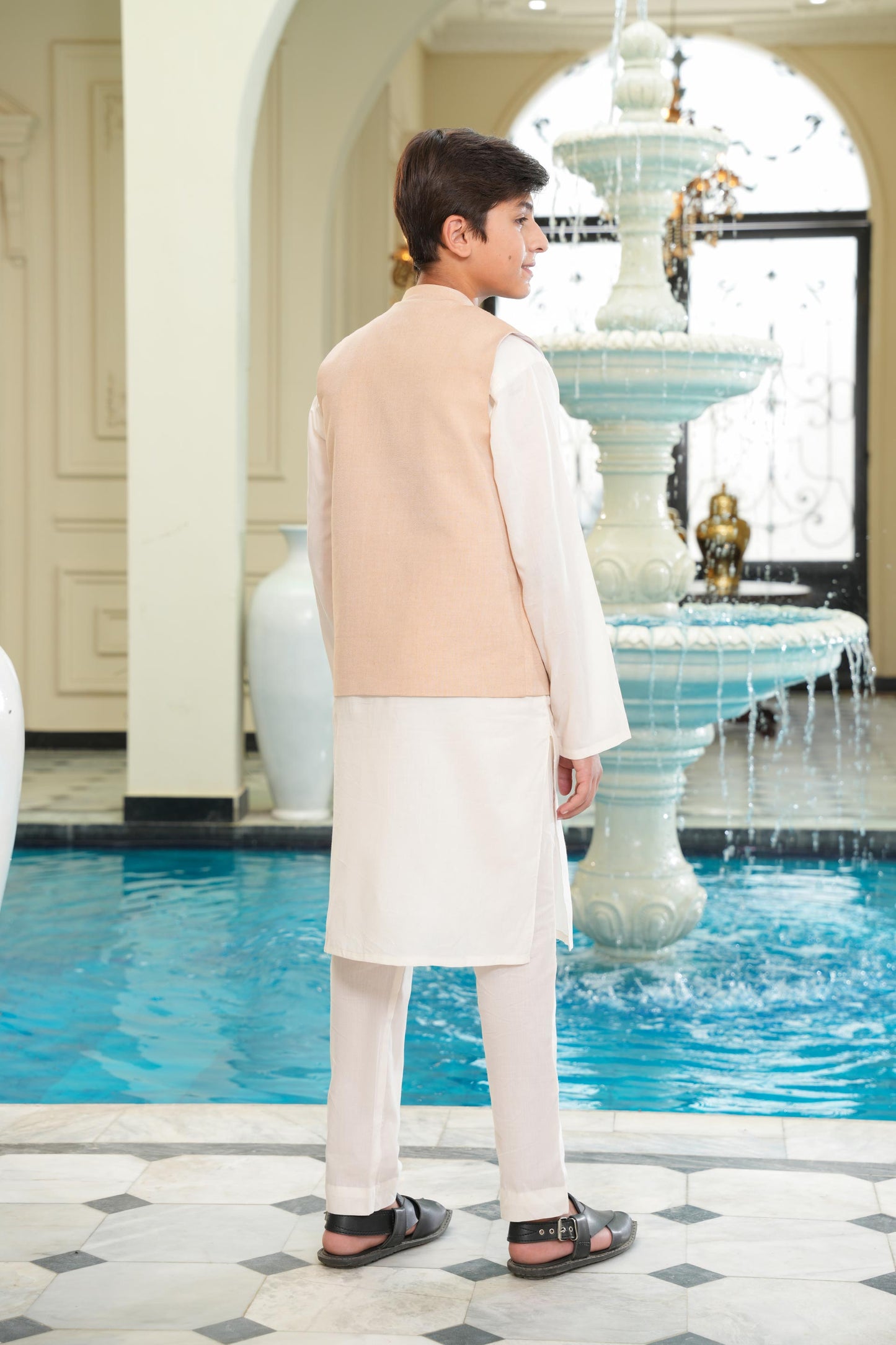 Kurta With Waistcoat & Trousers (MSFBSKW-05)