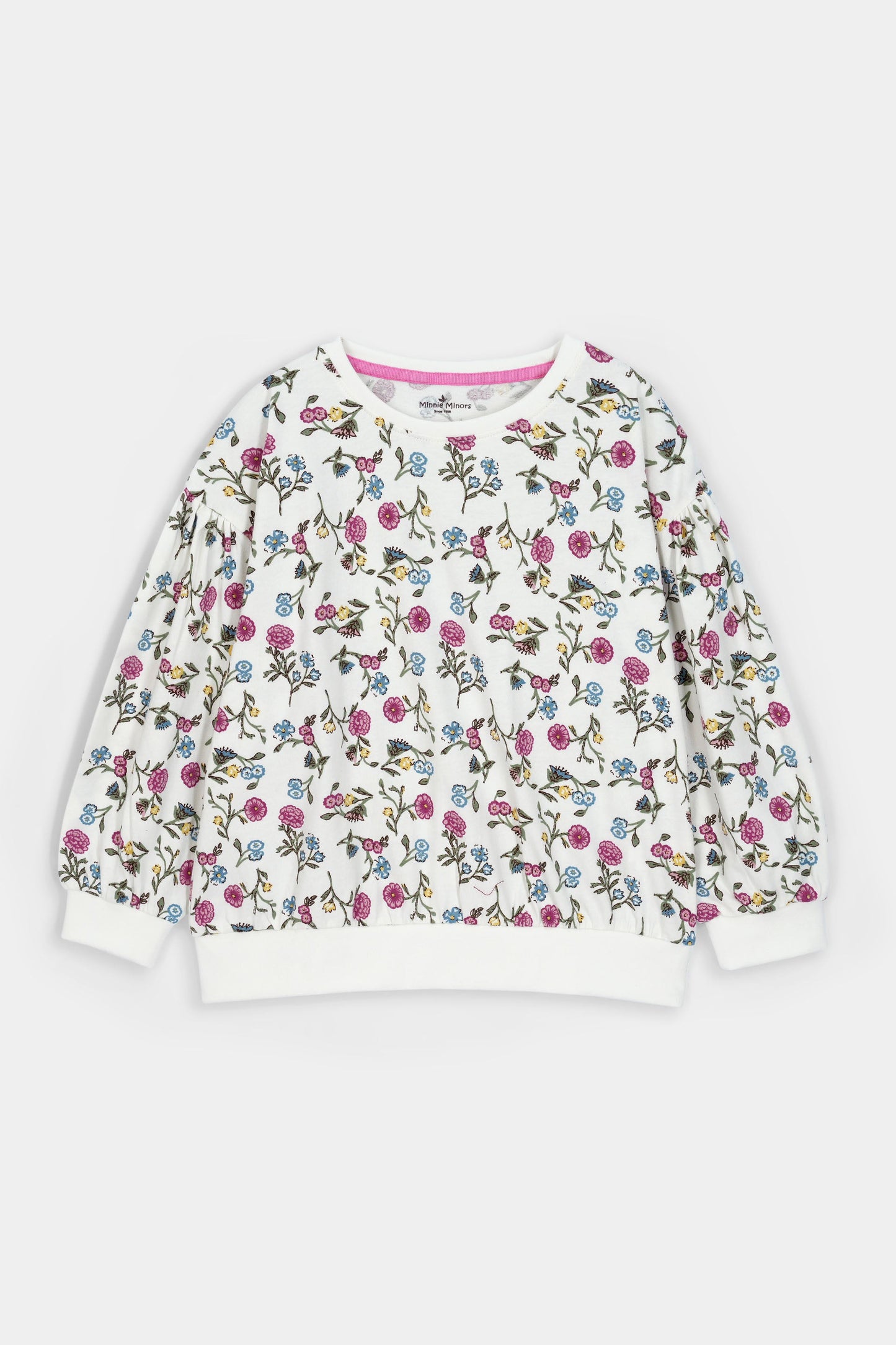 Baggy Crew Neck Drop Shoulder With Gathered Sleeve (MSGJT-54)