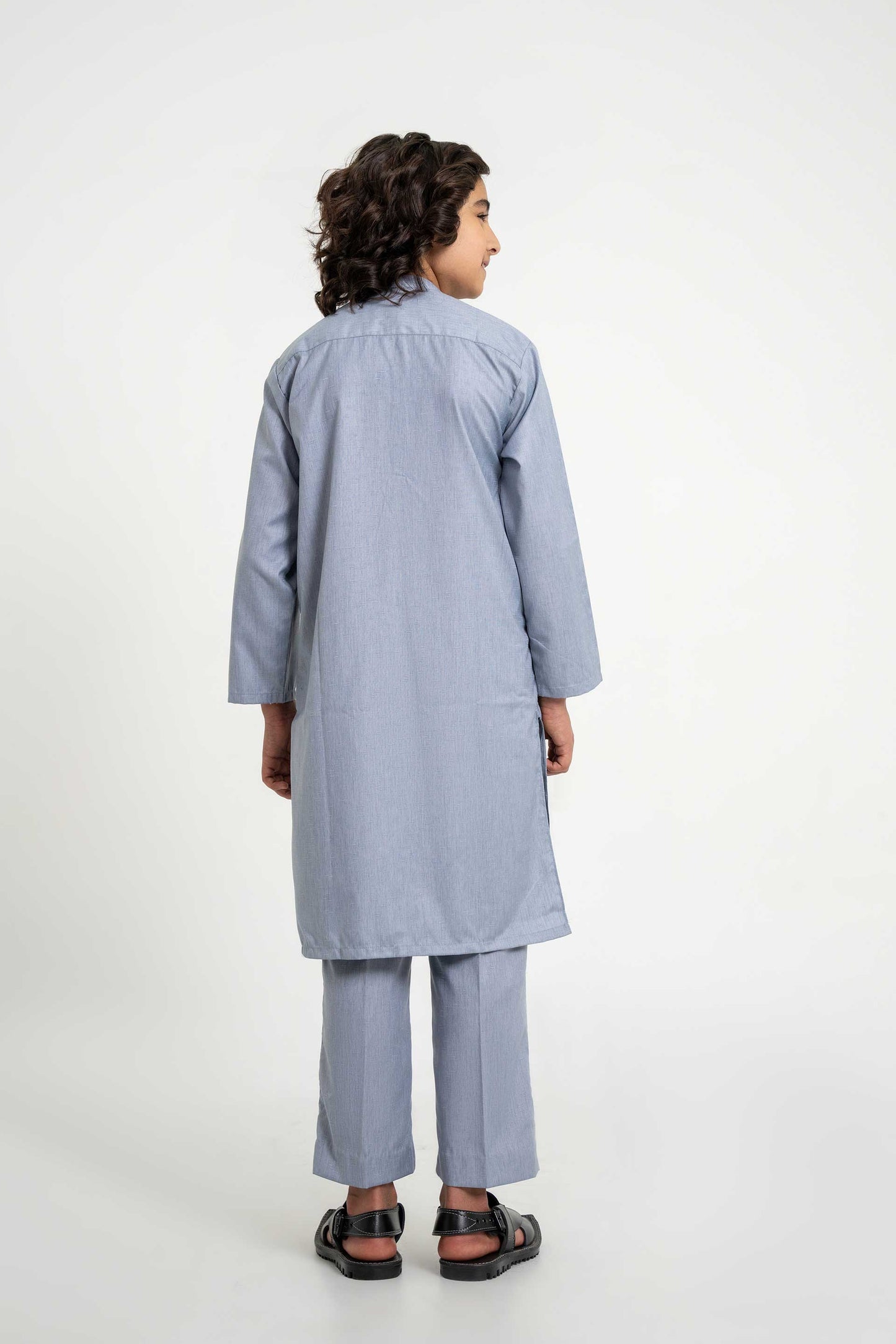 Grey Kurta Set (MSKZB-024)