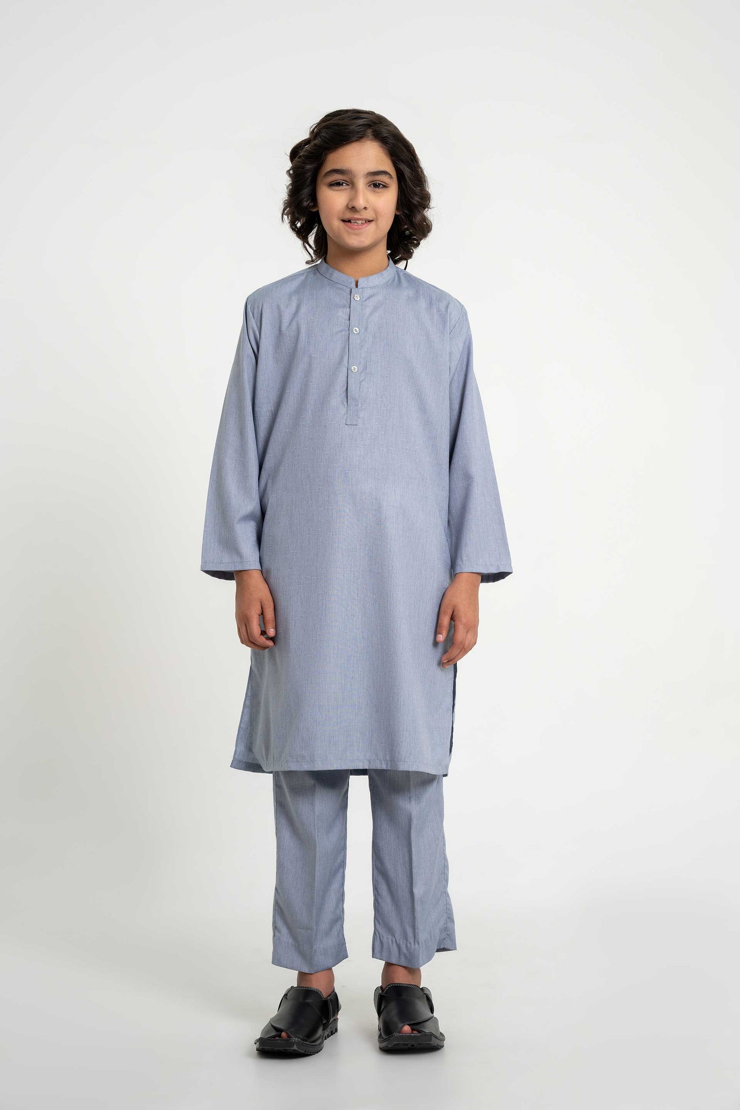 Grey Kurta Set (MSKZB-024)