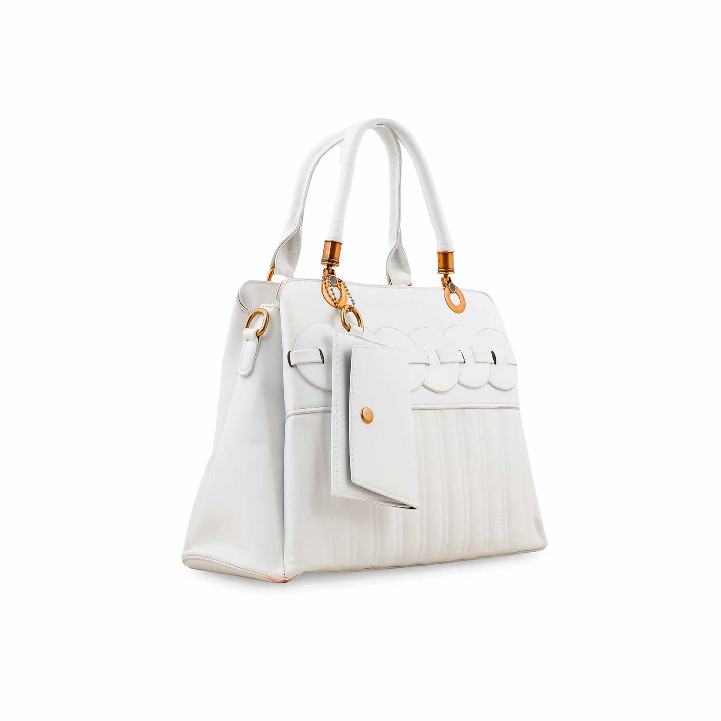 White Formal Hand Bag For Ladies P36151