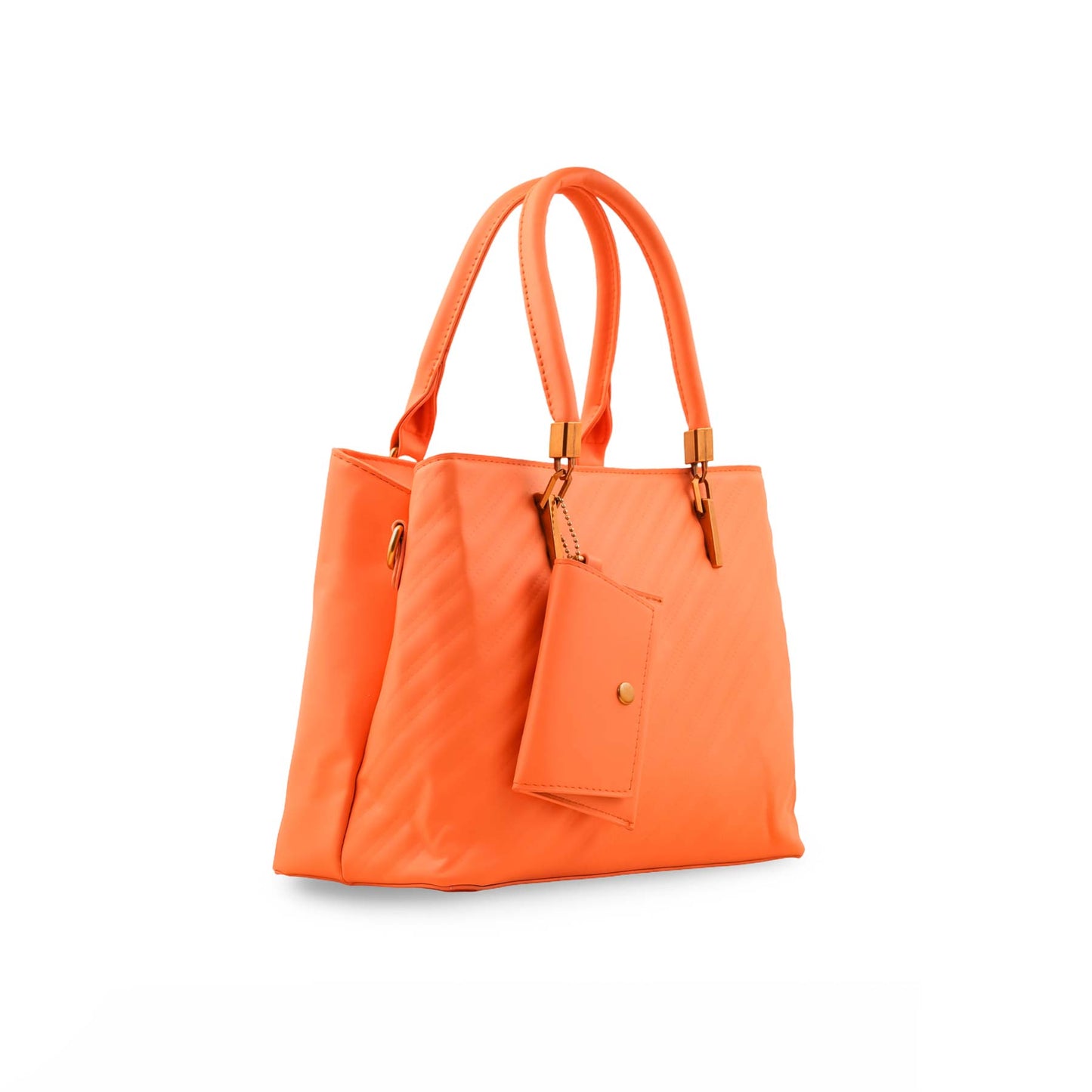 Orange Formal Hand Bag For Ladies P36153