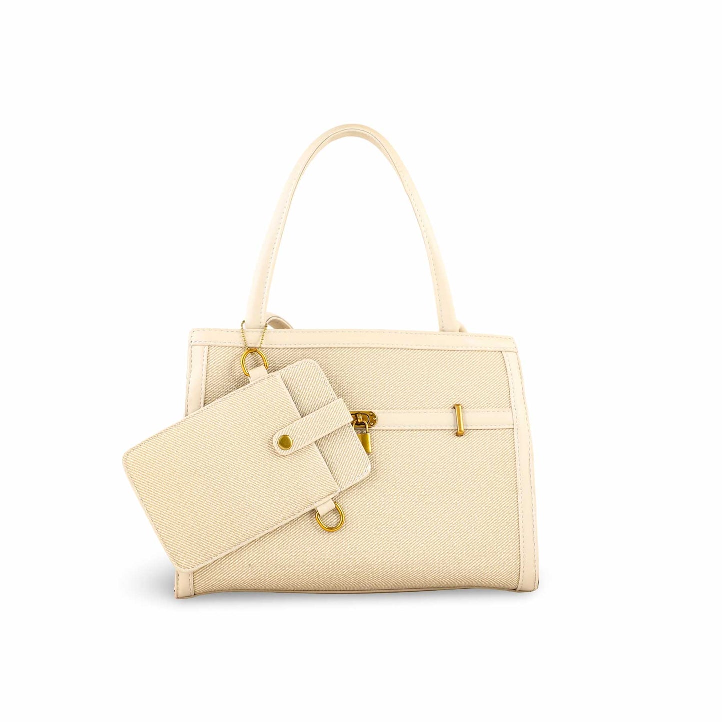 Khaki Formal Hand Bag For Women P36157