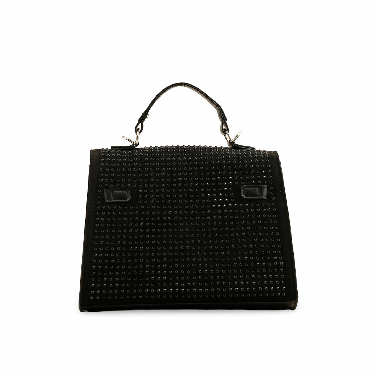 Black Fancy Hand Bag P36198