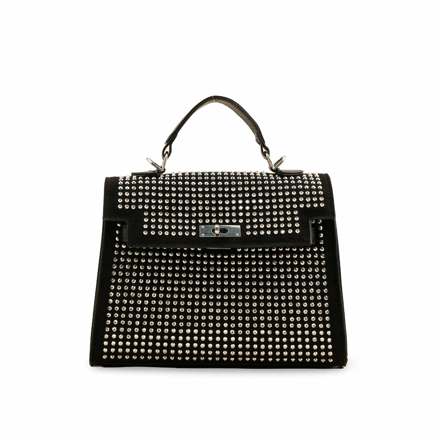 Silver Fancy Hand Bag P36198