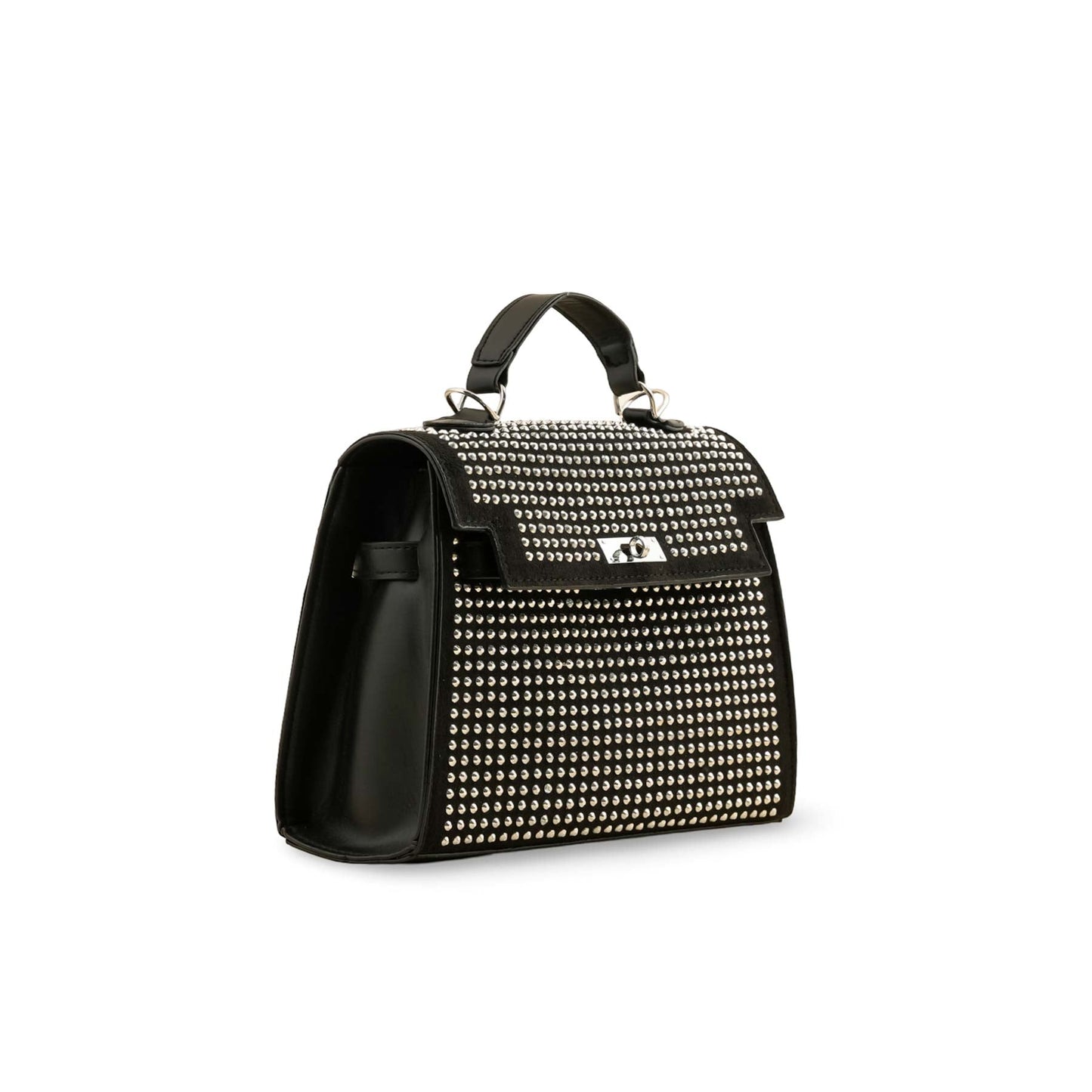 Silver Fancy Hand Bag P36198